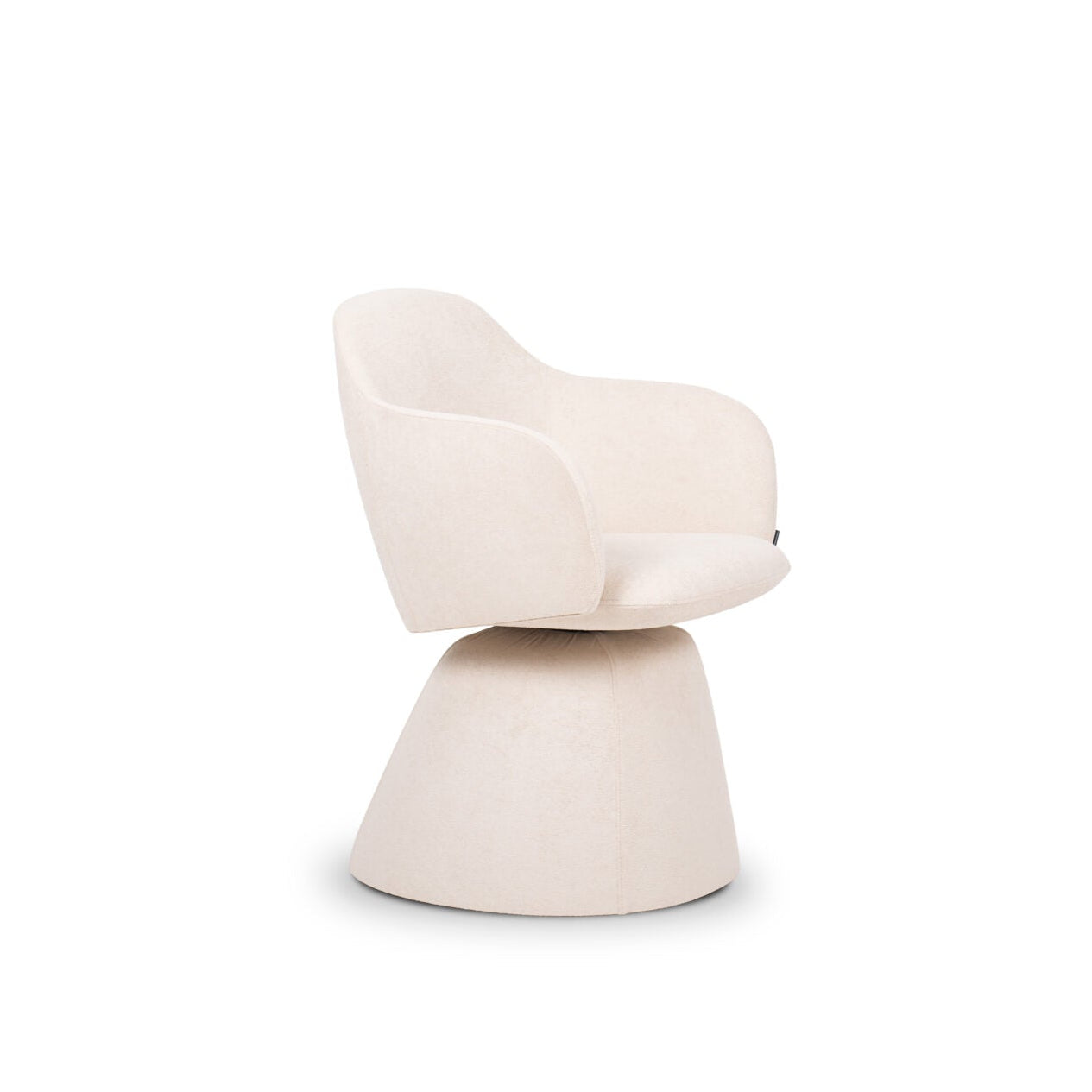 Upholstered PUNTO Swivel Chair