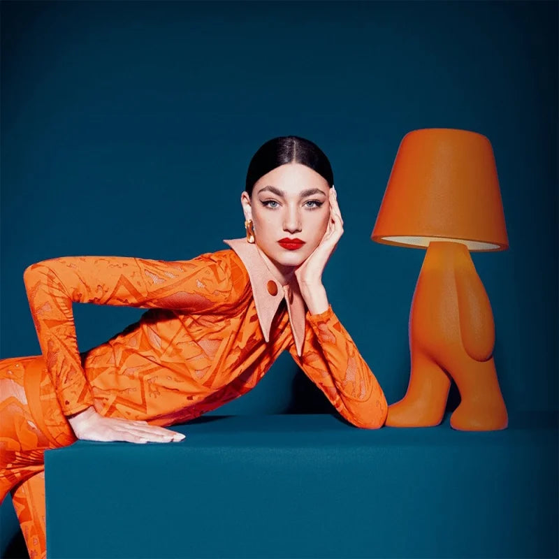 Draagbare lamp SWEET BROTHERS BOB rood