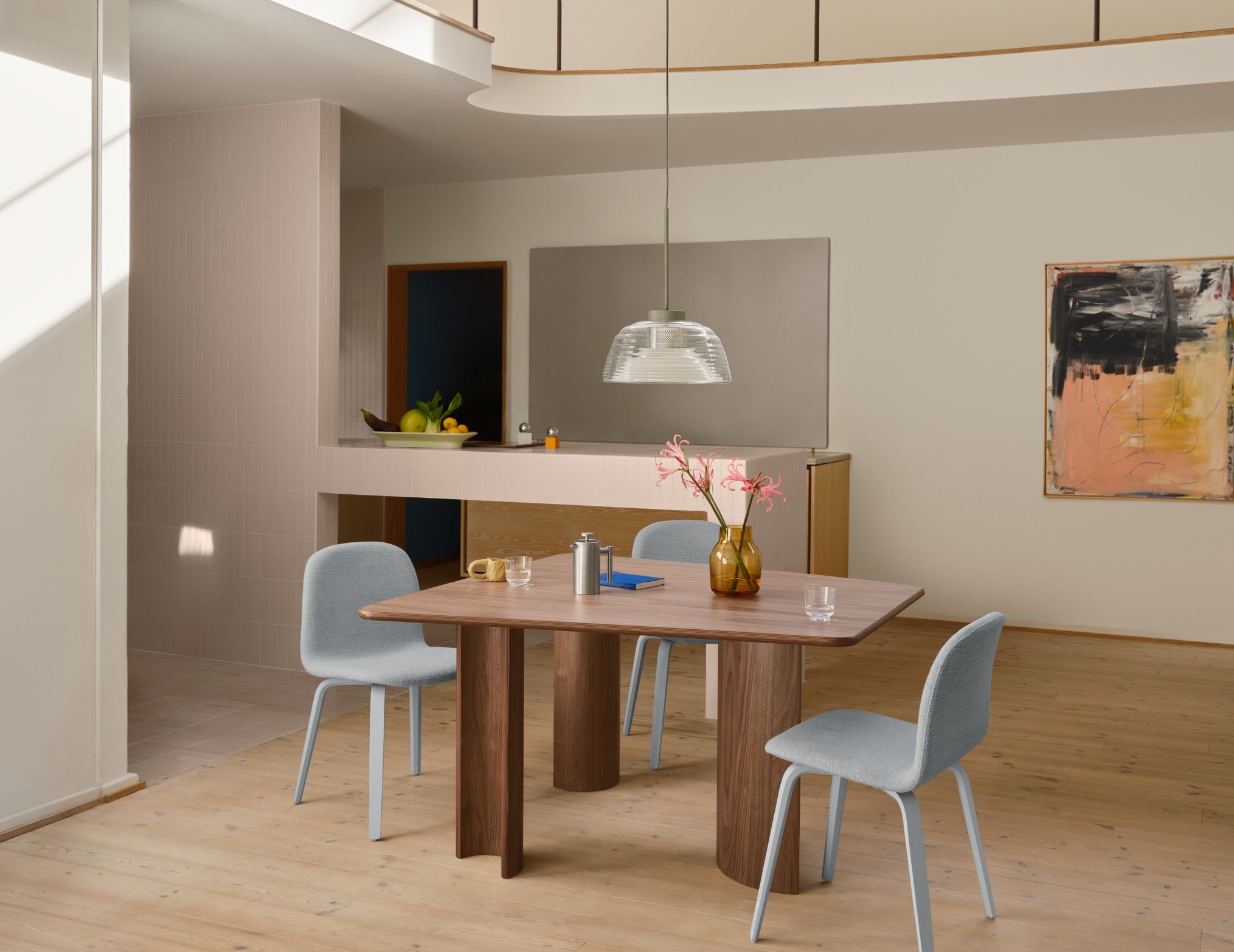 Hanglamp TWO-LAYER olijfgroen