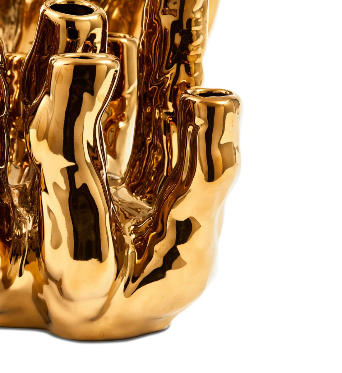 CORAL REEF vase gold