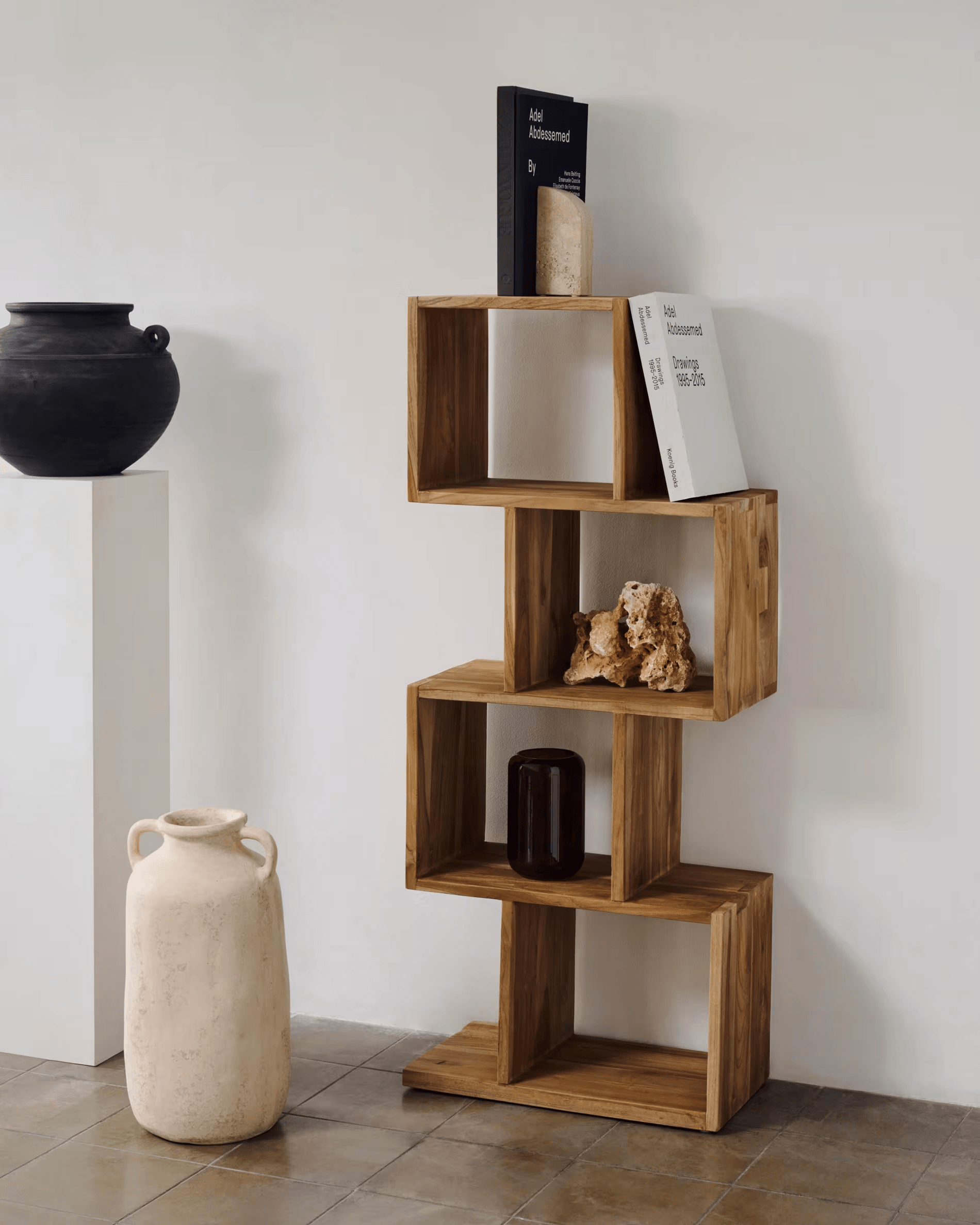 Regał AROBA lite drewno tekowe La Forma Eye on Design
