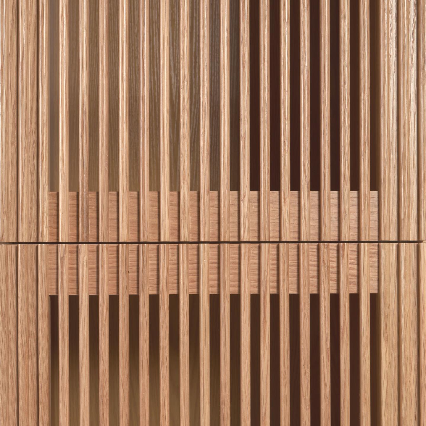 Regał BEYLA lite drewno dębowe La Forma Eye on Design