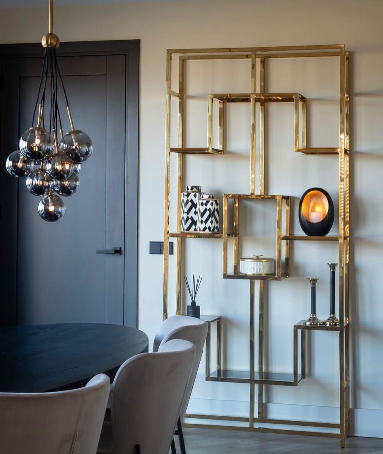 Regał FLORENCE złoty Richmond Interiors Eye on Design