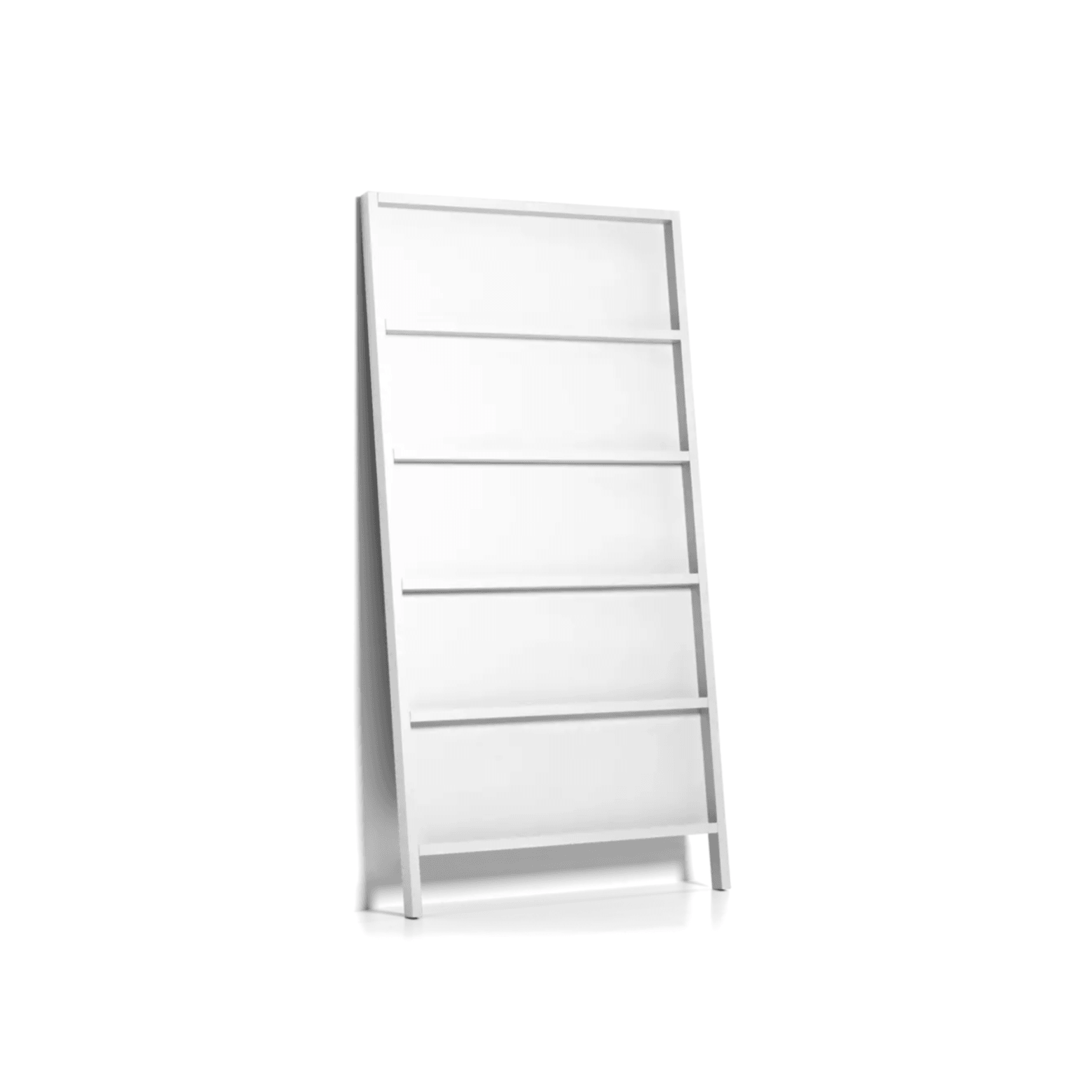 Regał OBLIQUE biały słomkowy do salonu – Moooi