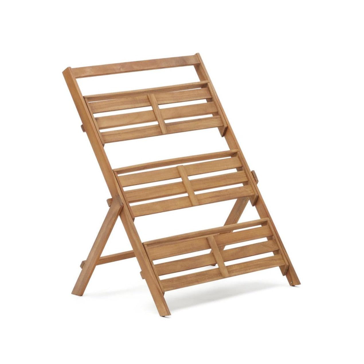 Regał ogrodowy jednostronny VICTORA lite drewno akacjowe La Forma Eye on Design