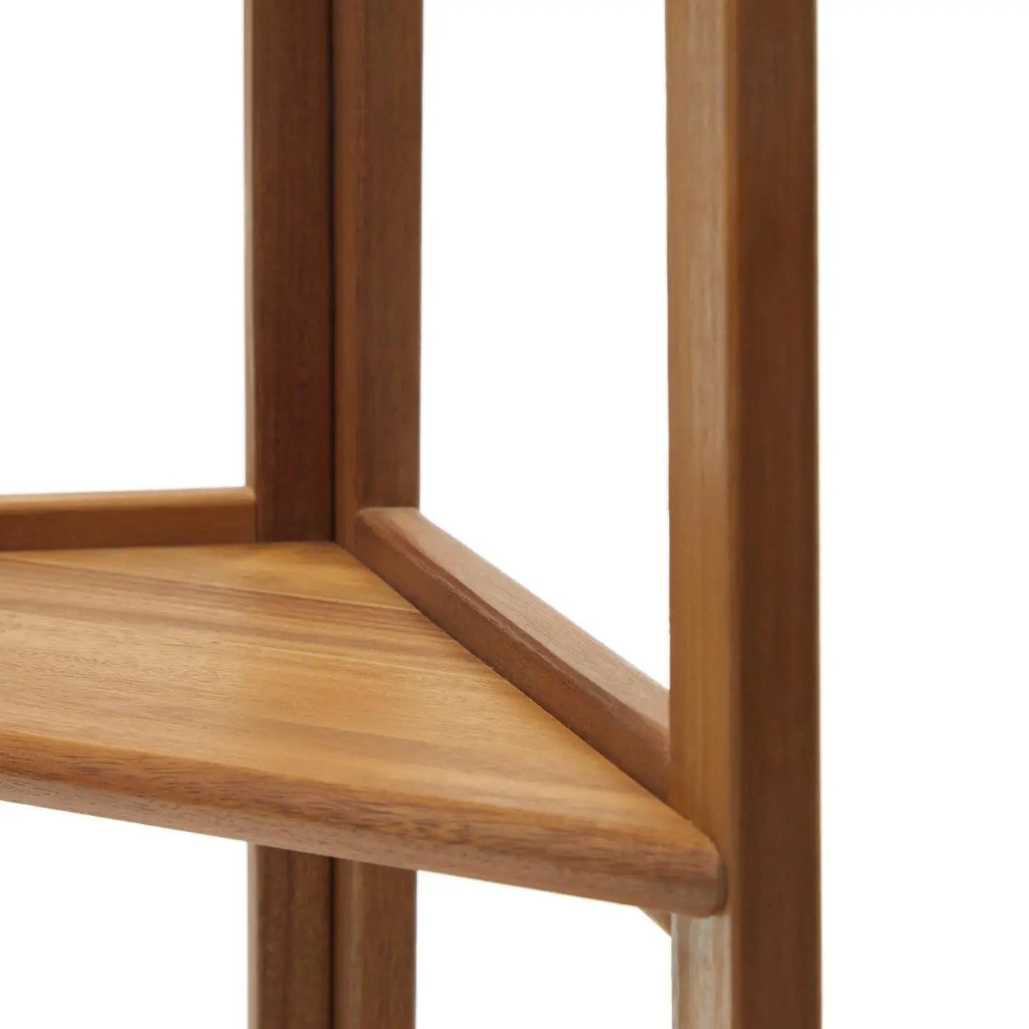 Regał ogrodowy z trójkątnymi półkami VICTORA lite drewno akacjowe, marka Kave Home