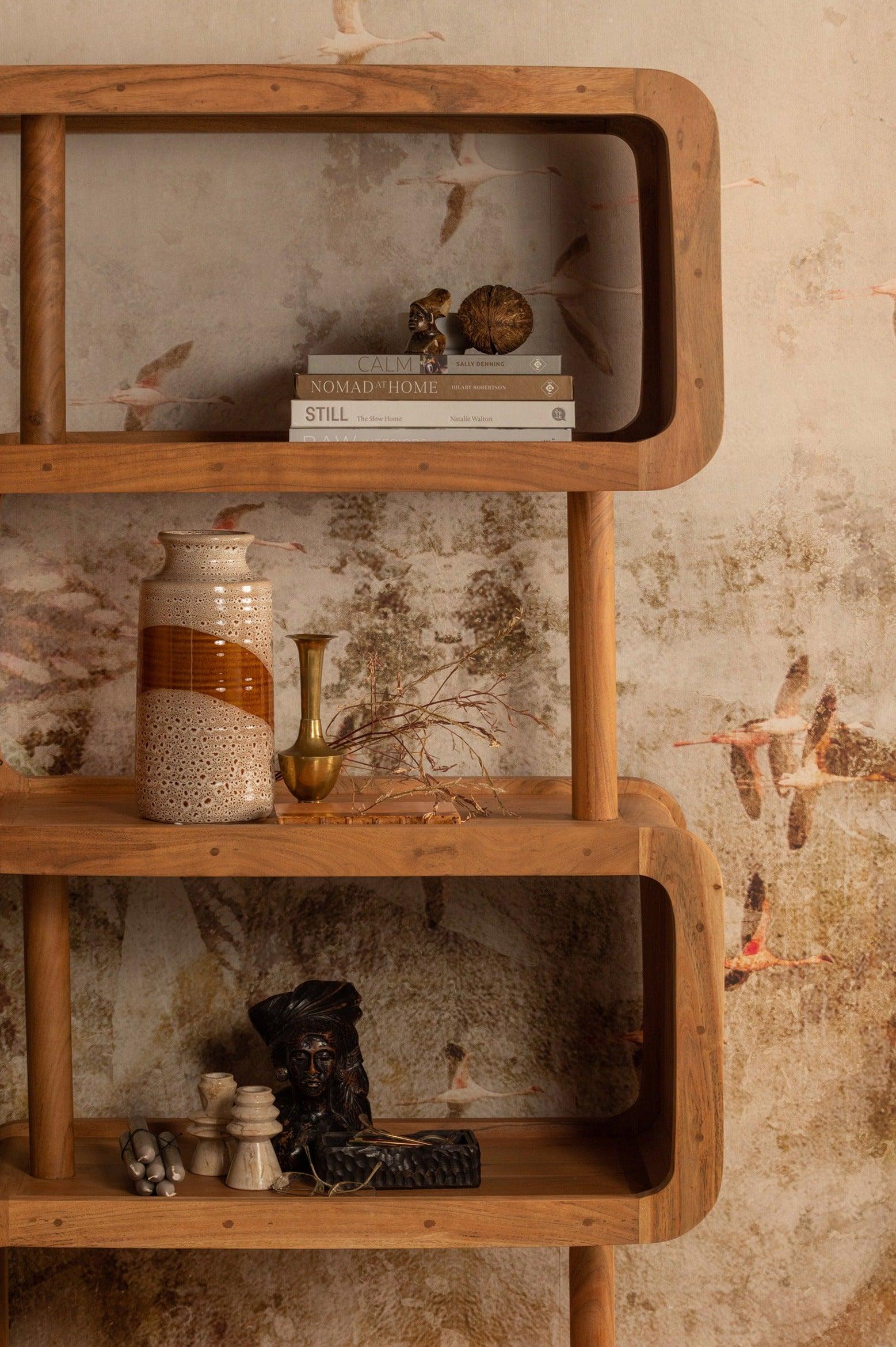 Regał RATTLE drewno akacjowe Be Pure Eye on Design