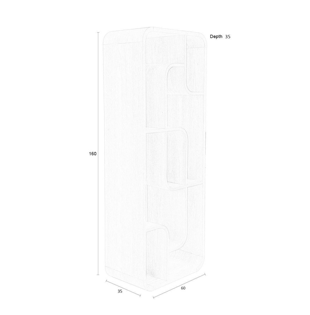 Regał SEVEN beżowy Zuiver Eye on Design