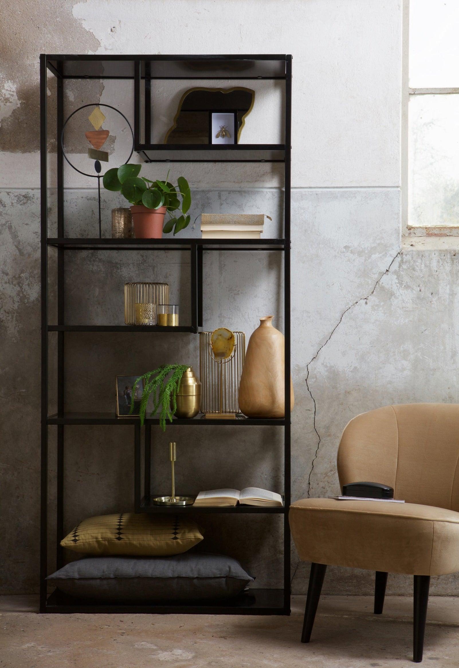 Regał TEUN czarny Woood Eye on Design