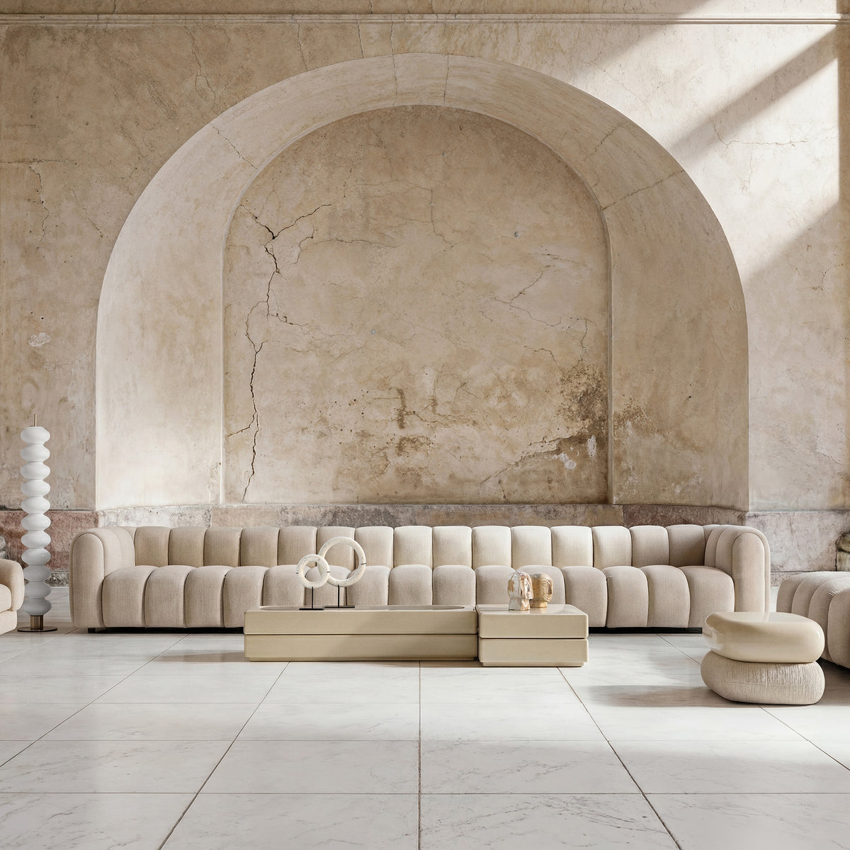 Puf WALLAU beige