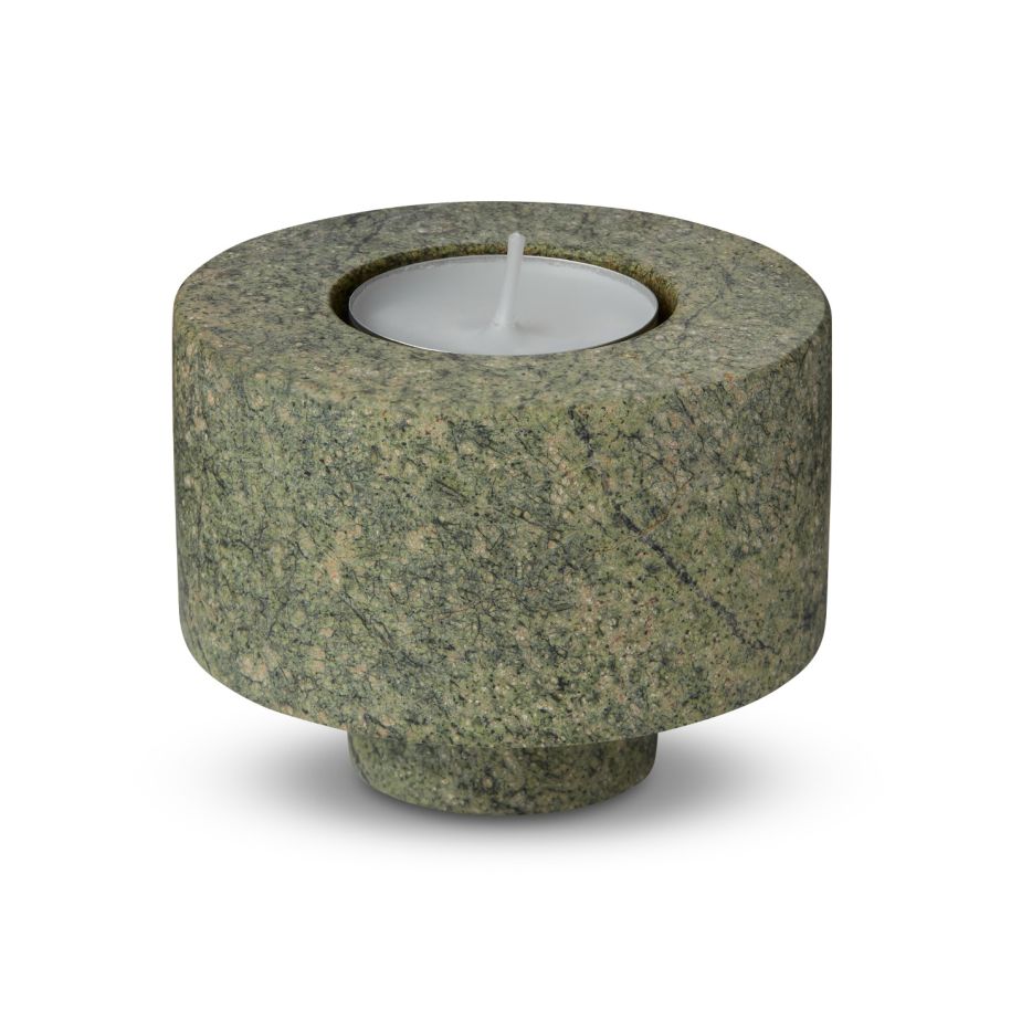 Świecznik STONE zielony marmur – Tom Dixon