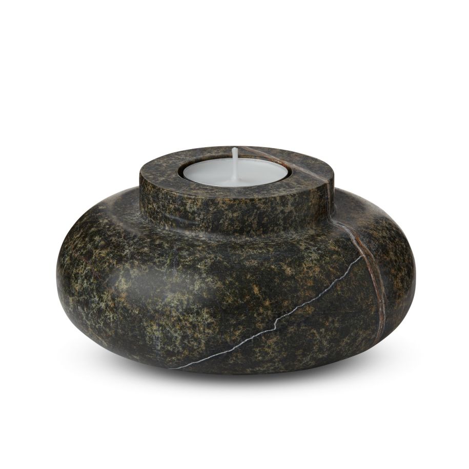 Świecznik STONE zielony marmur, marka Tom Dixon