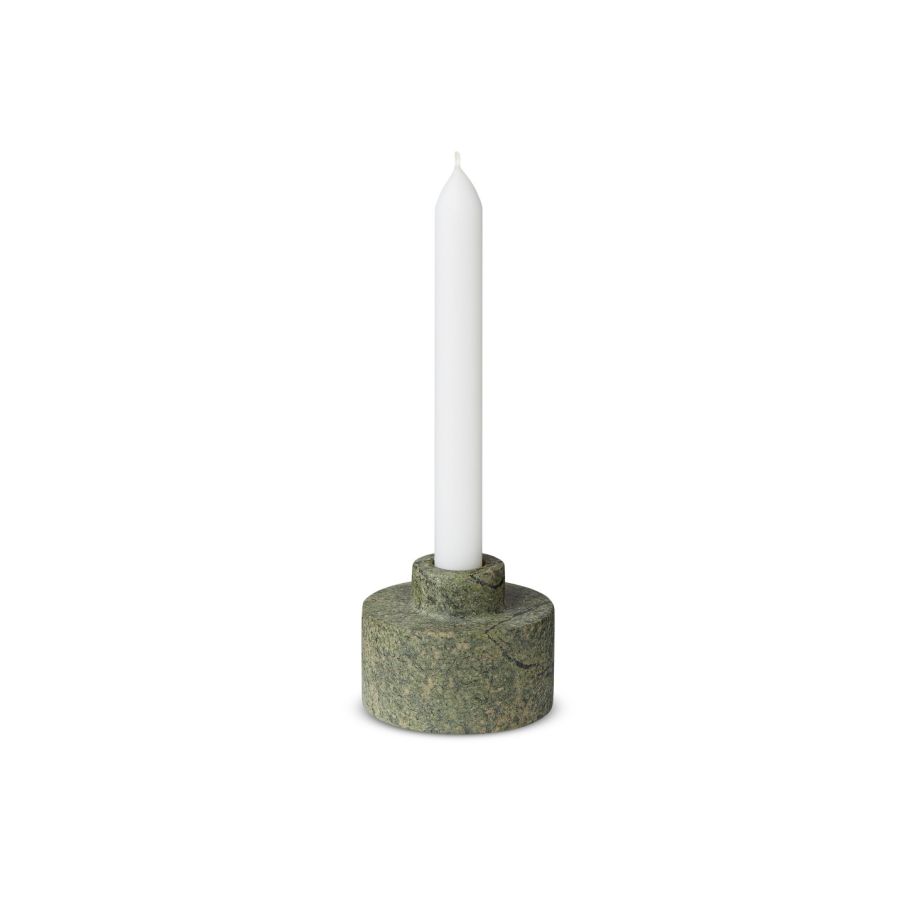 Świecznik STONE zielony marmur, marka Tom Dixon