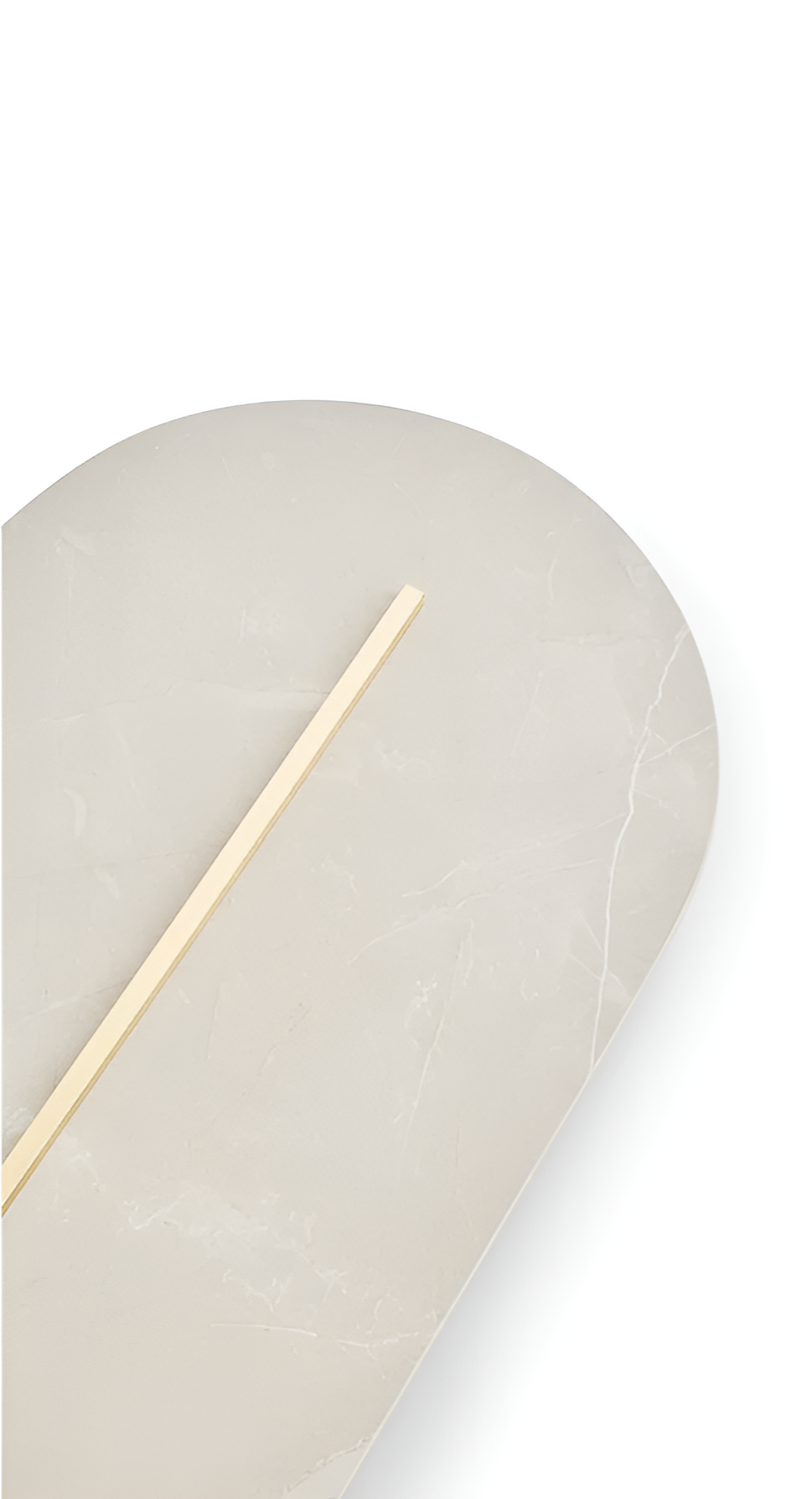 ROKKE STONE beige quartz sintered stone wall lamp