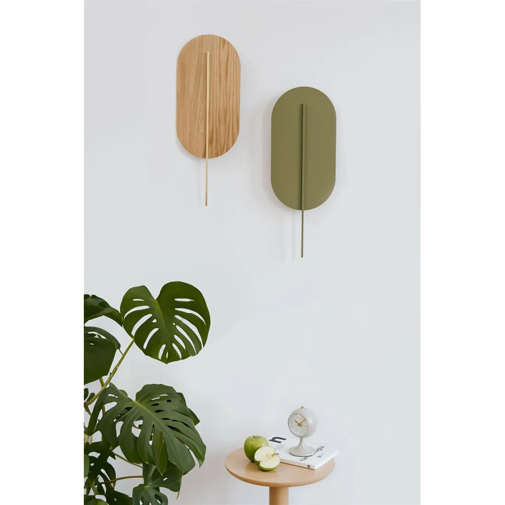 ROKKE WOOD wooden wall lamp