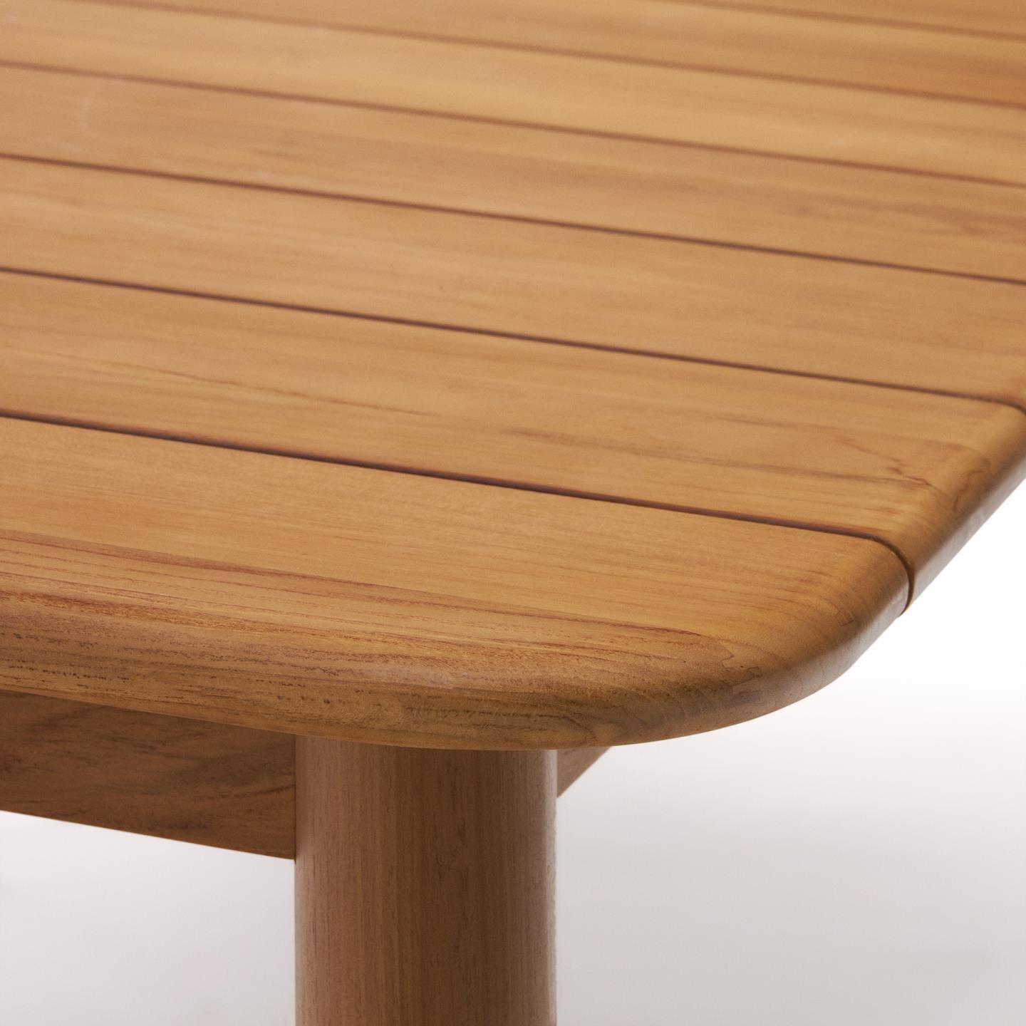 Rozkładany stół ogrodowy TURQUETA drewno tekowe La Forma Eye on Design