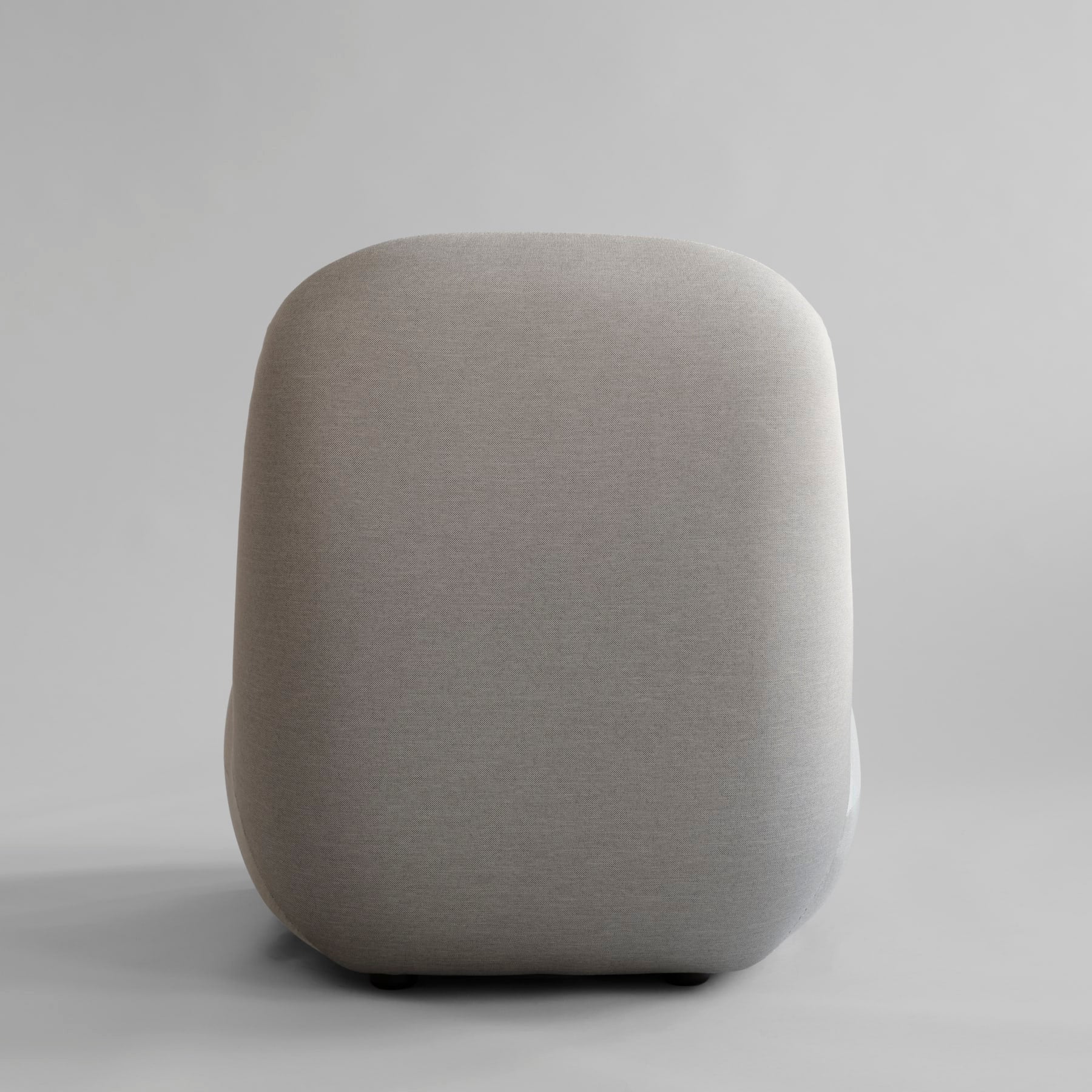 TOE FLAT Sessel ohne Armlehnen, grau