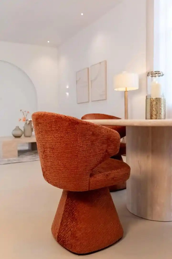 Ronde tafel RENAISSANCE beige travertin