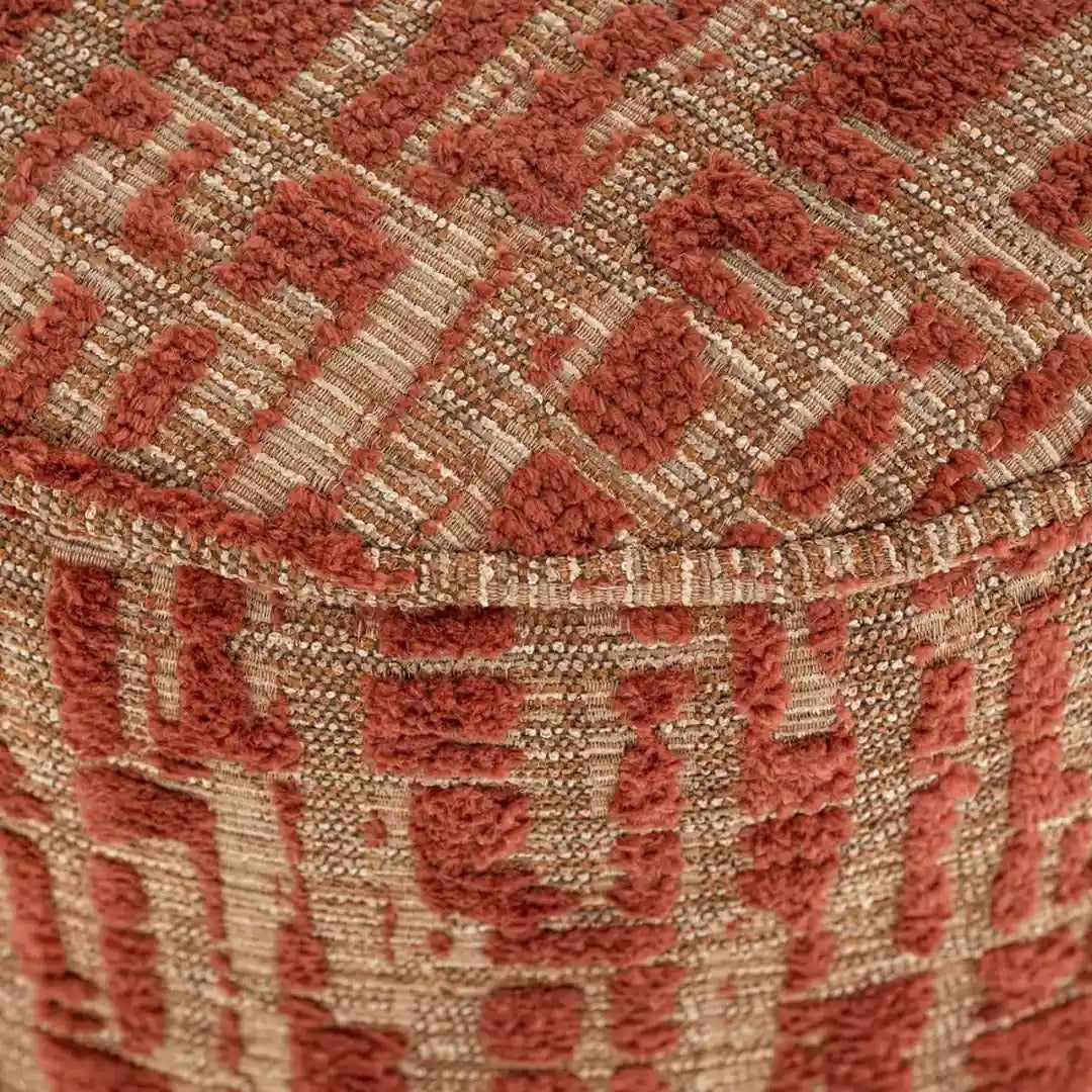 Puf LEXIE terracotta