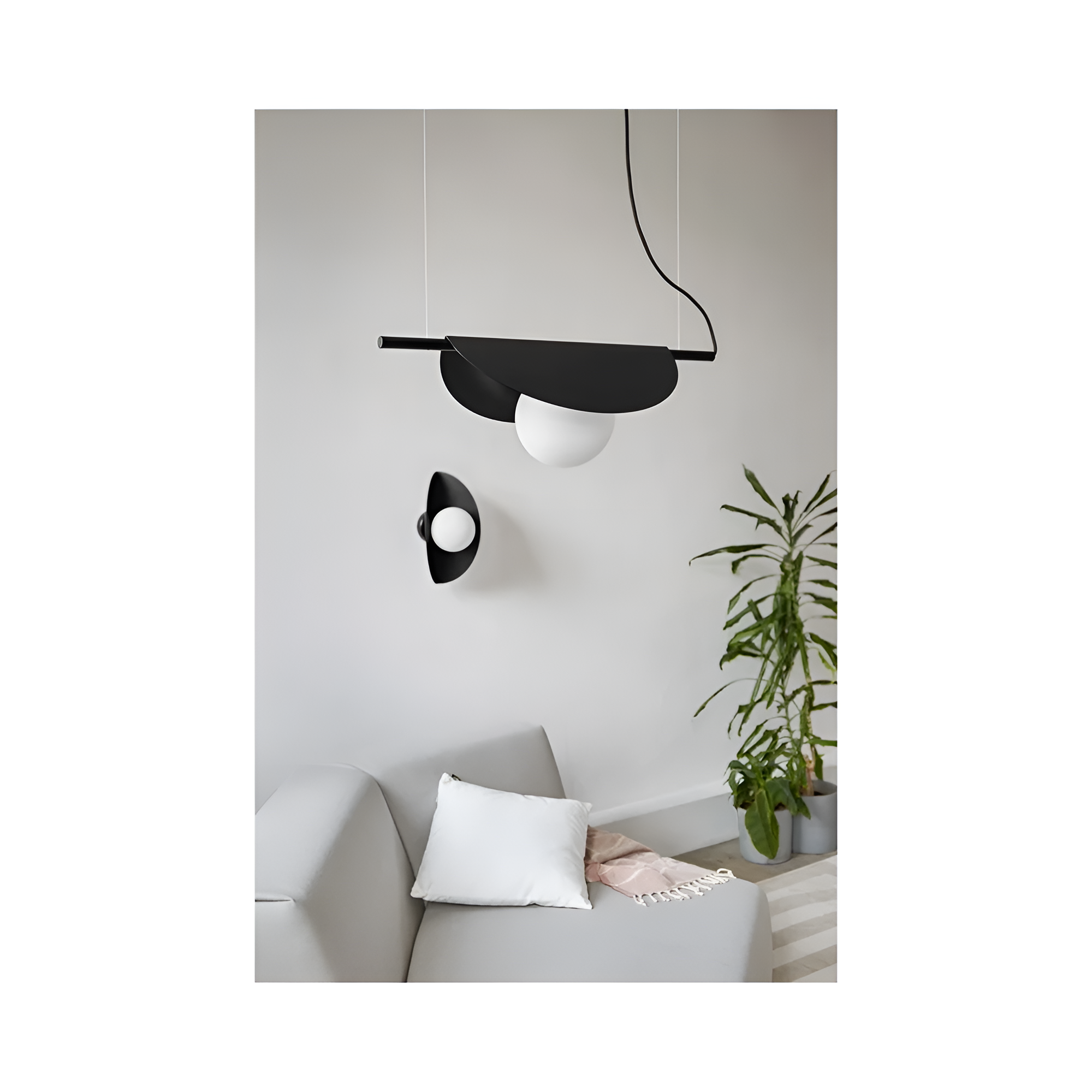 Lampa wisząca SALLO czarny, marka Ummo