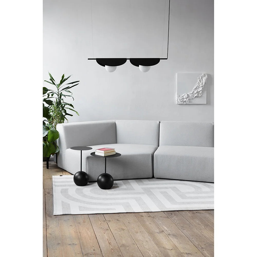 Lampa wisząca SALLO czarny – szkło