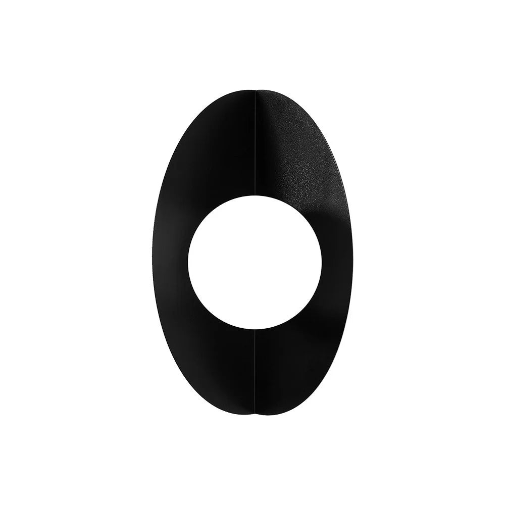 SALLO schwarze Wandleuchte