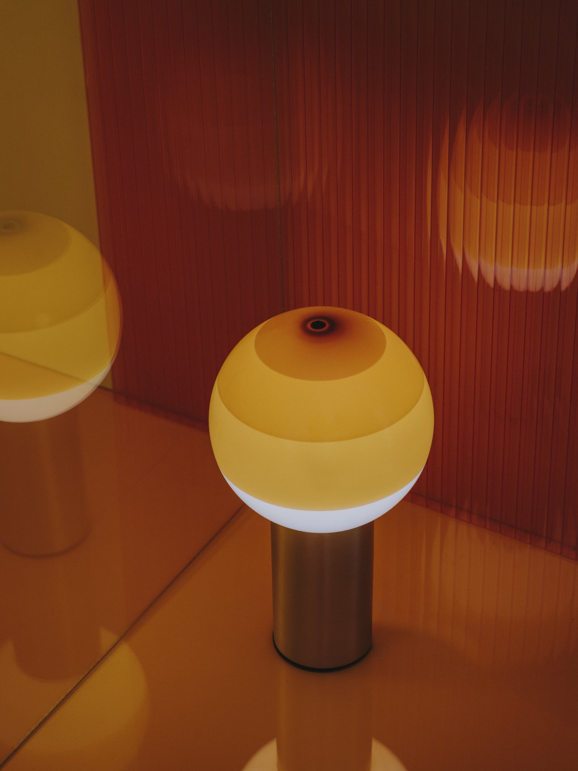 Akku-Lampe DIPPING schokoladenbraun