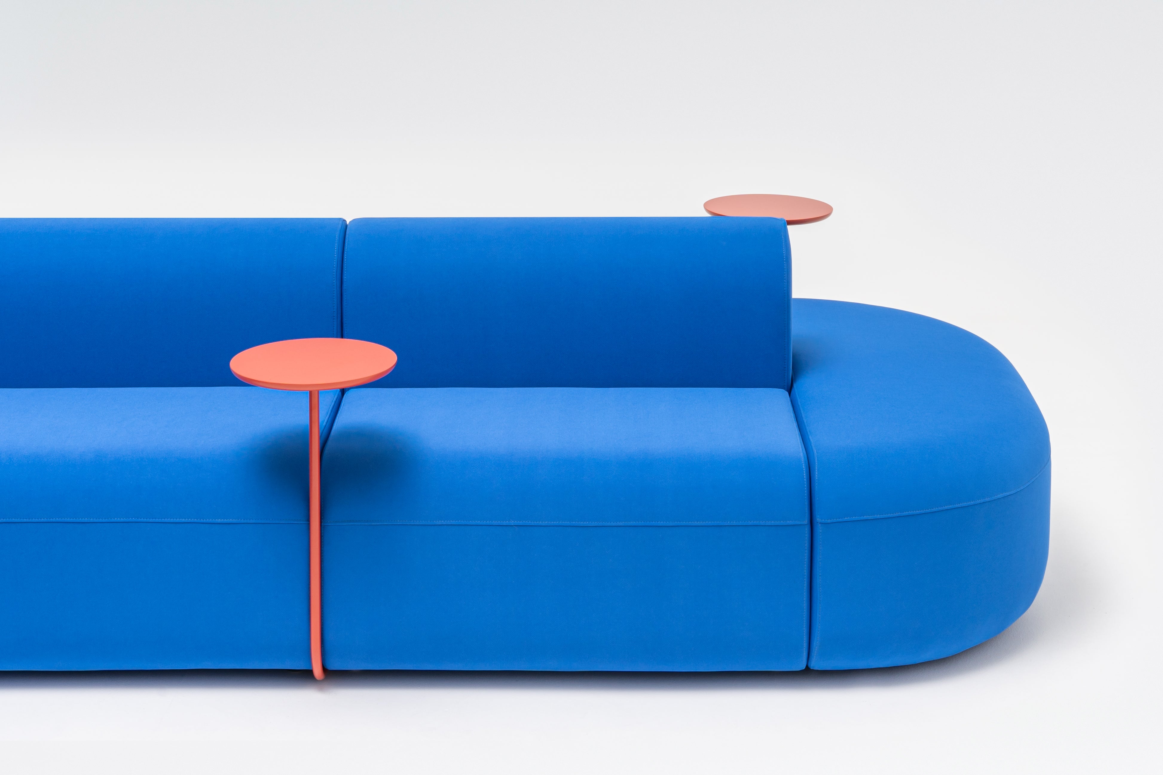 Sofa 8-module hoekbank dubbel ARTIKO gestoffeerd