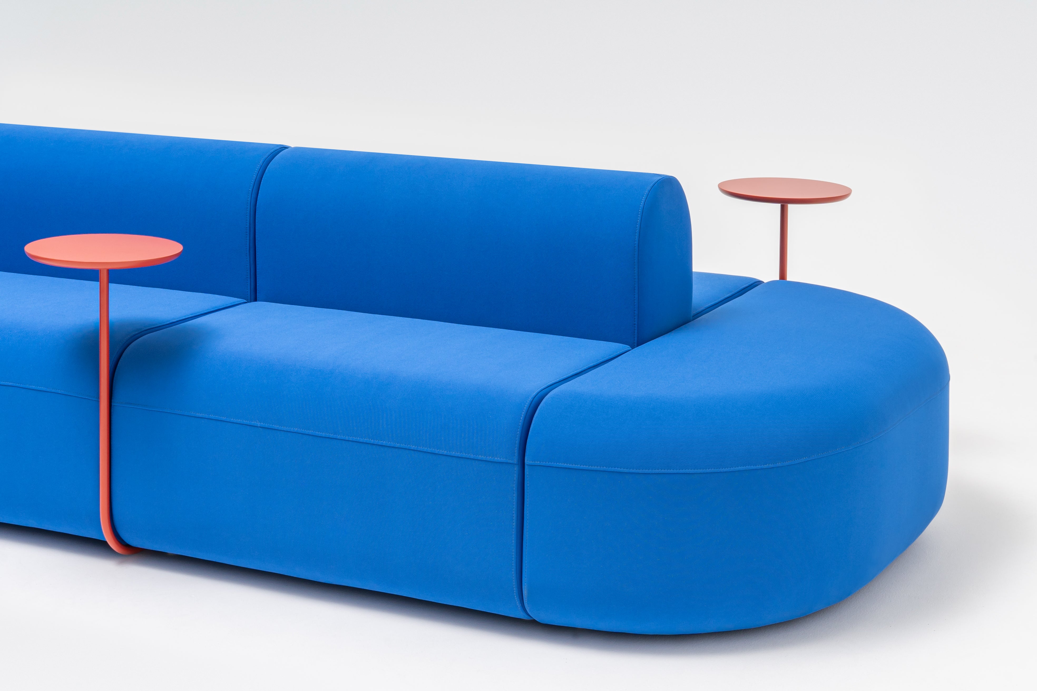 Sofa 8-module hoekbank dubbel ARTIKO gestoffeerd