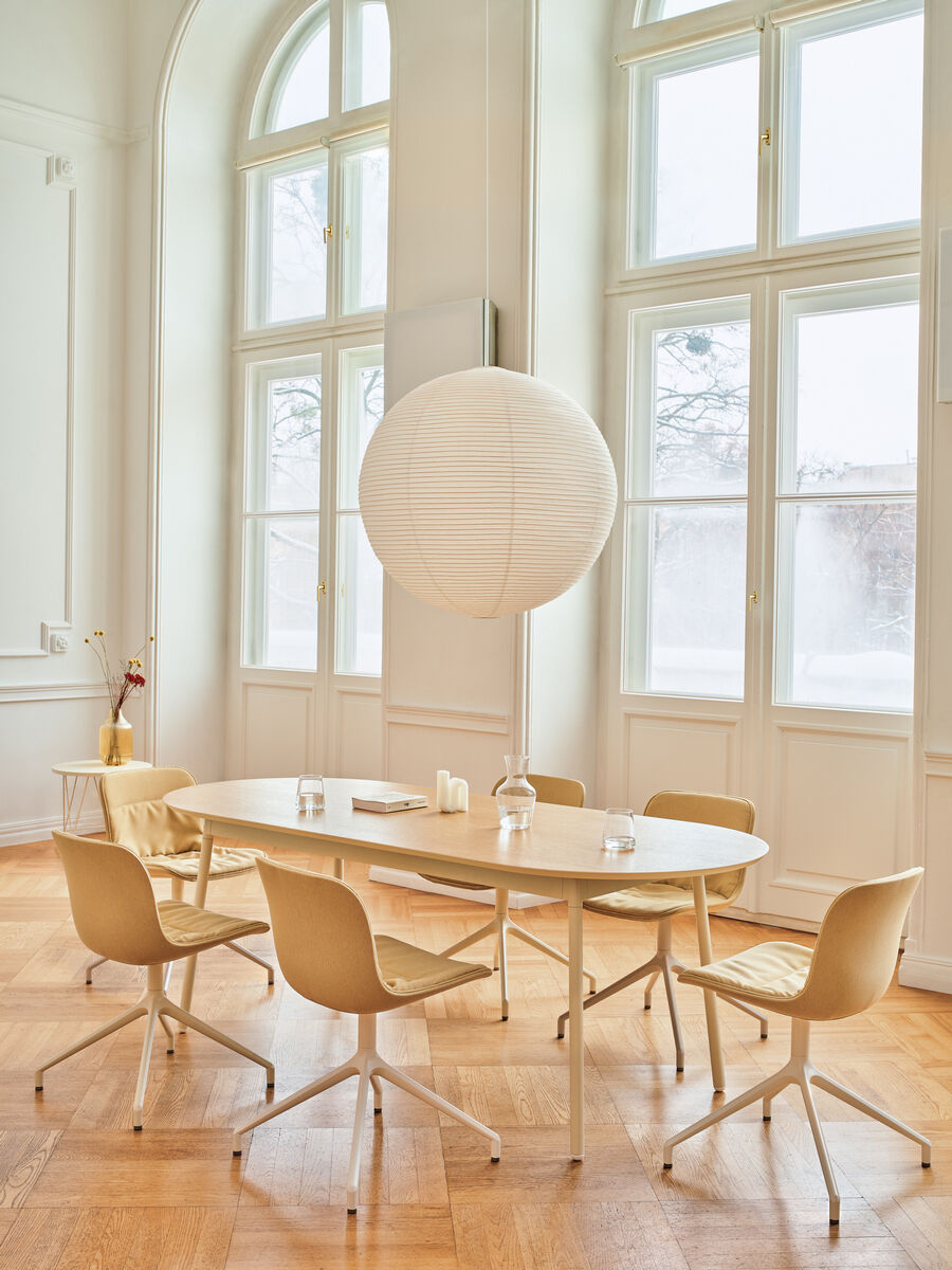 Krzesło obrotowe BALTIC 2 SOFT DUO aluminiowa podstawa z kółkami do miękkiej powierzchni do jadalni – .mdd