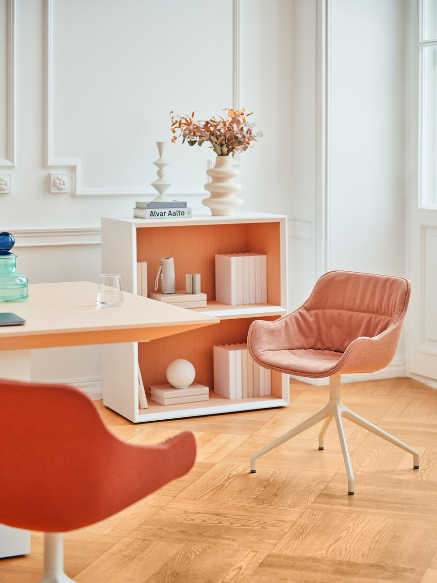 Krzesło obrotowe BALTIC SOFT DUO aluminiowa podstawa – styl nowoczesny