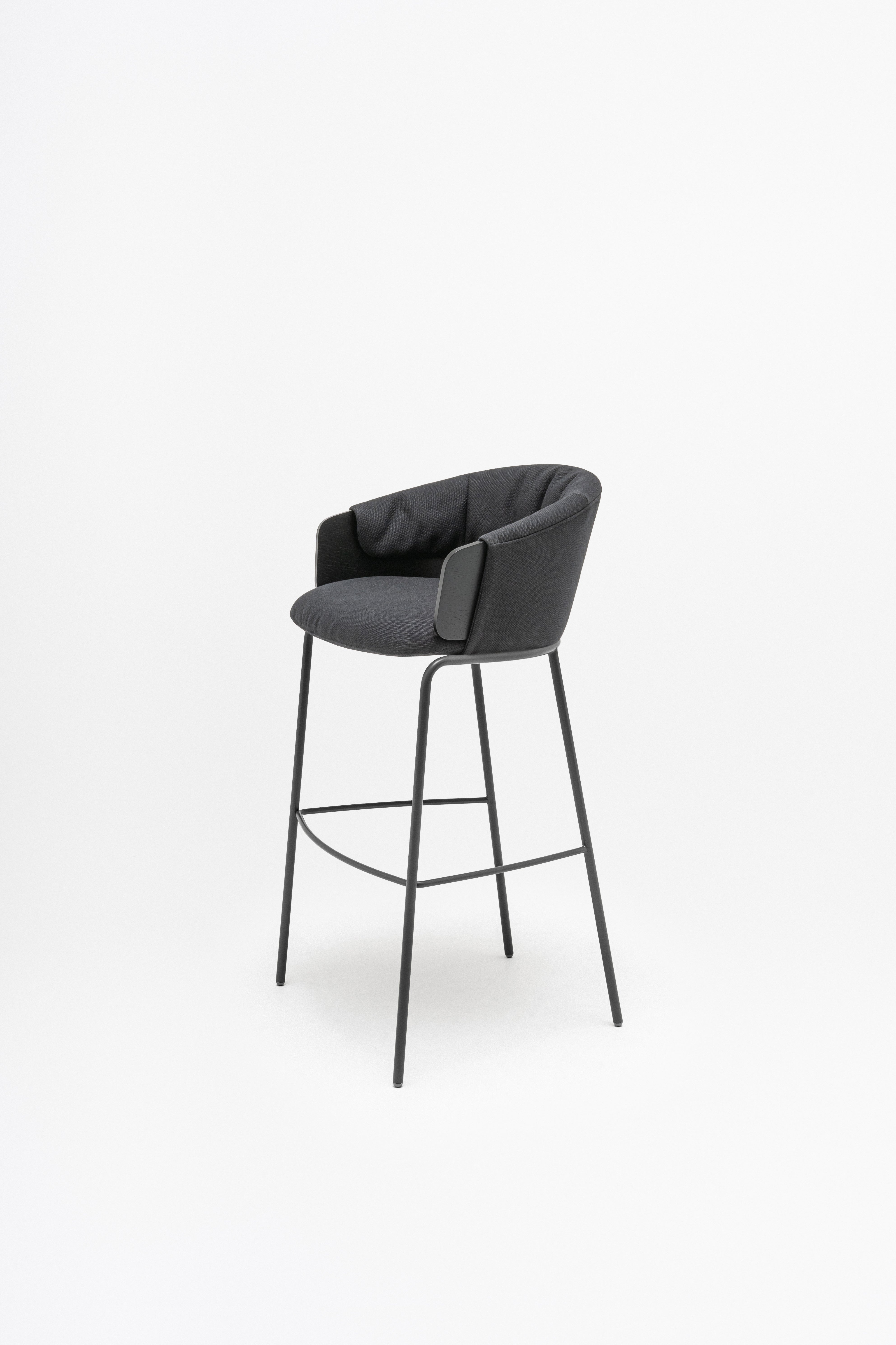 Barkruk COLLAR met metalen basis