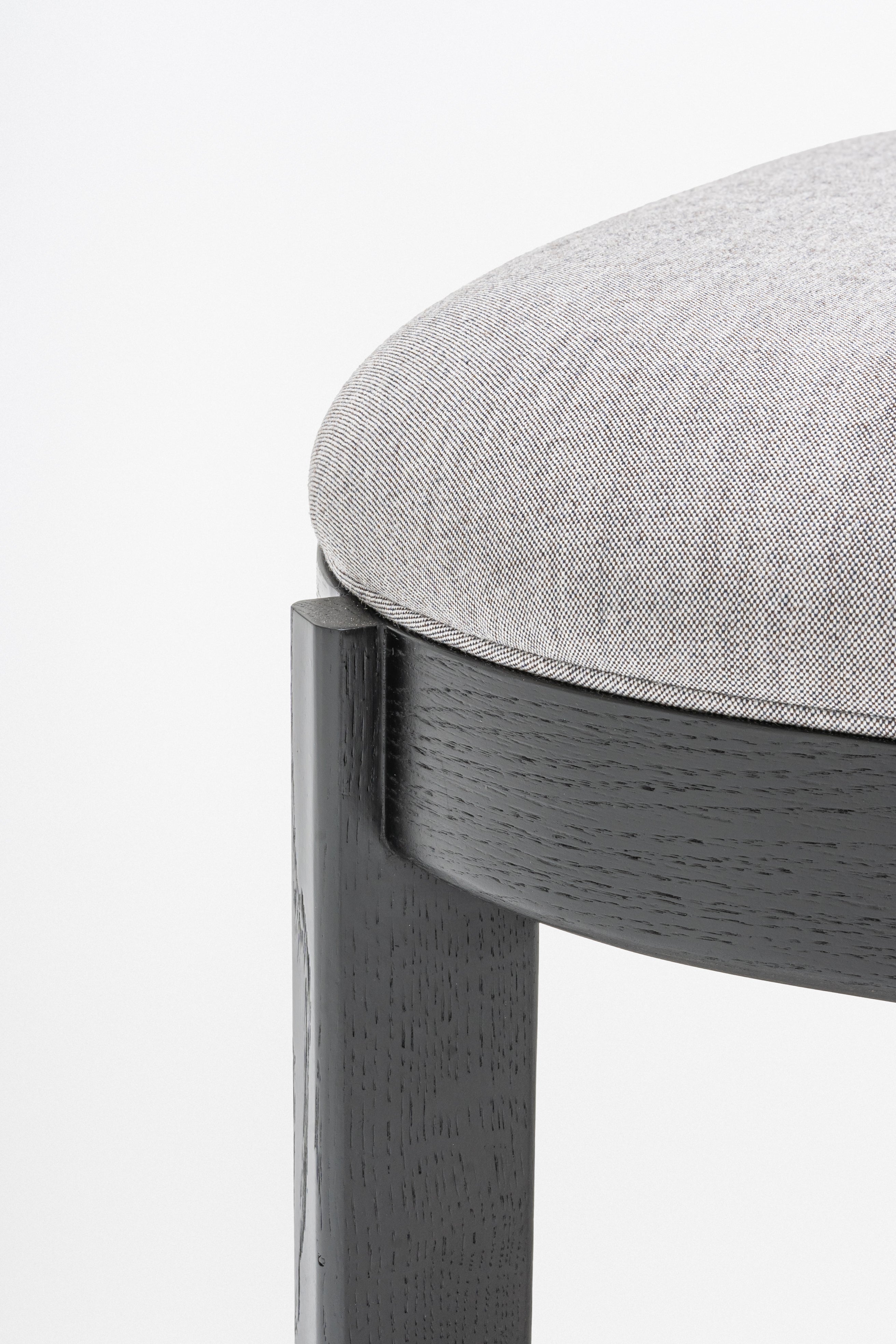 Upholstered ramp wooden base