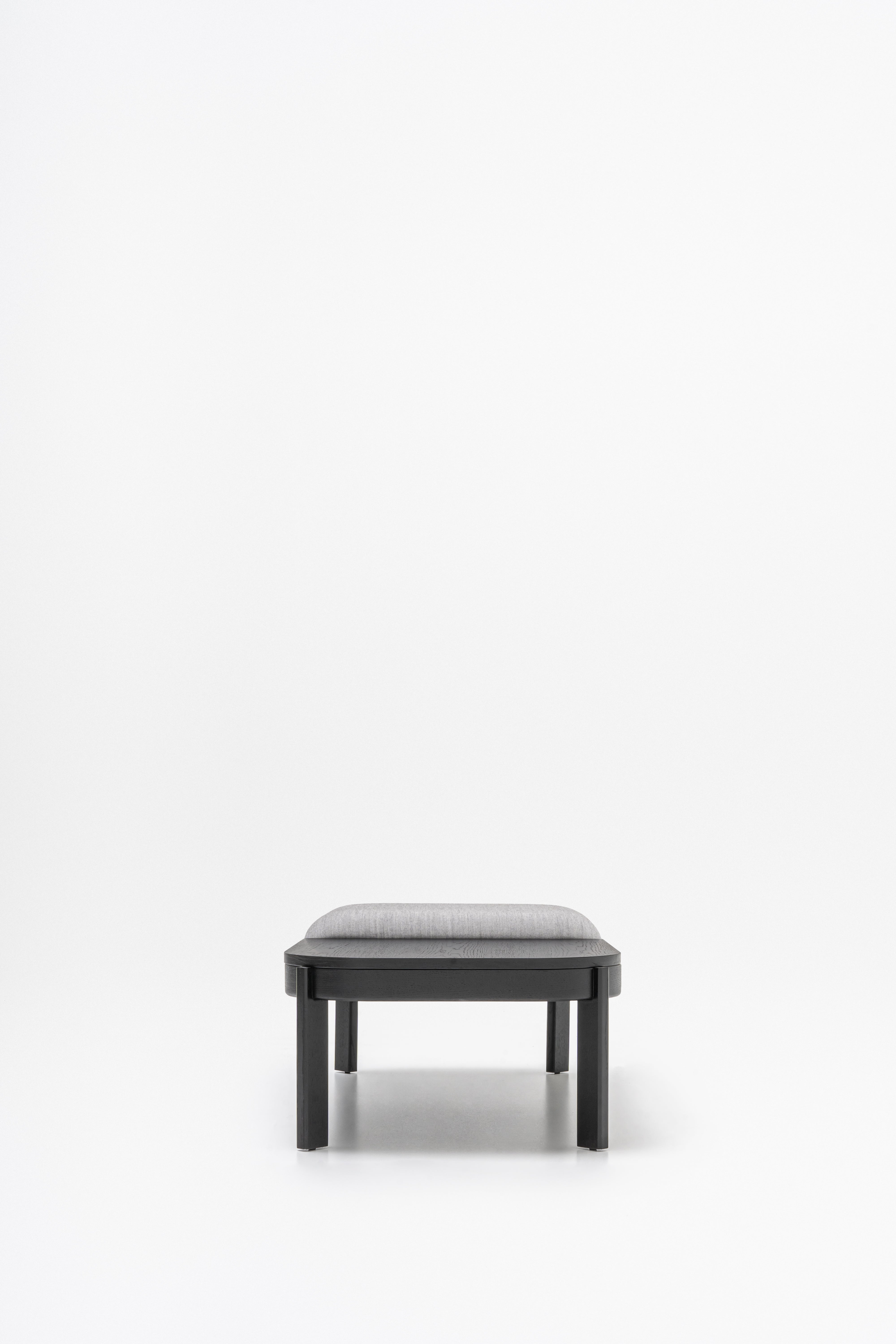 Upholstered ramp wooden base