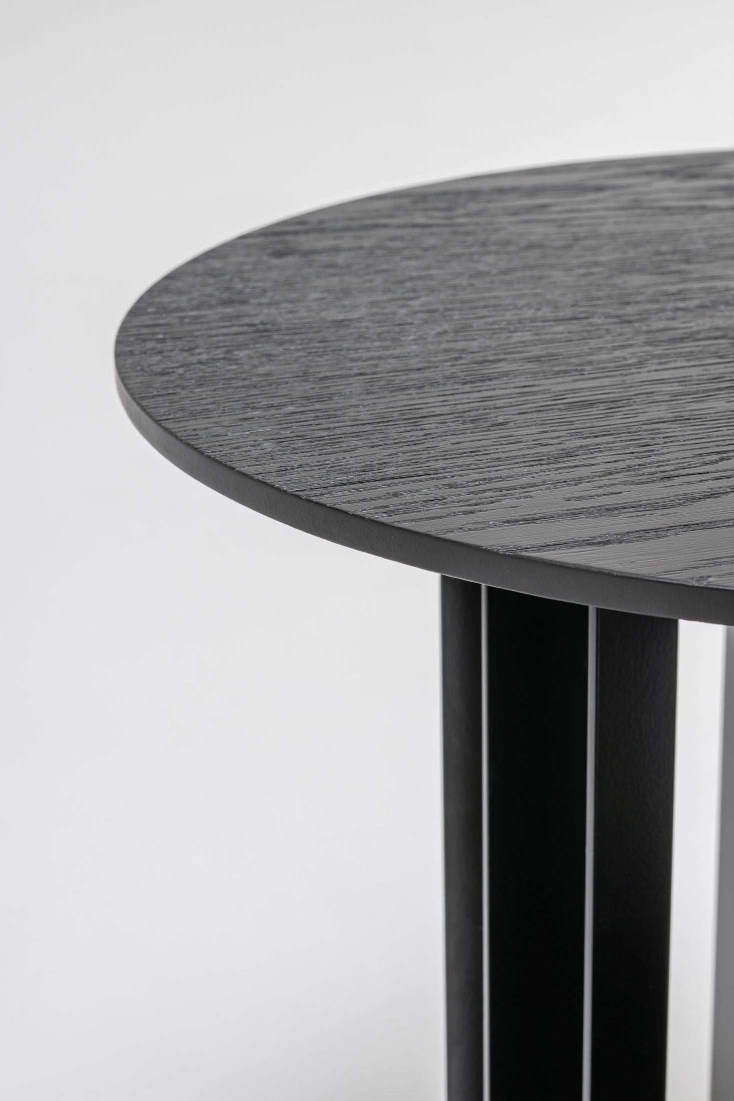 ROLL houten salontafel met metalen basis