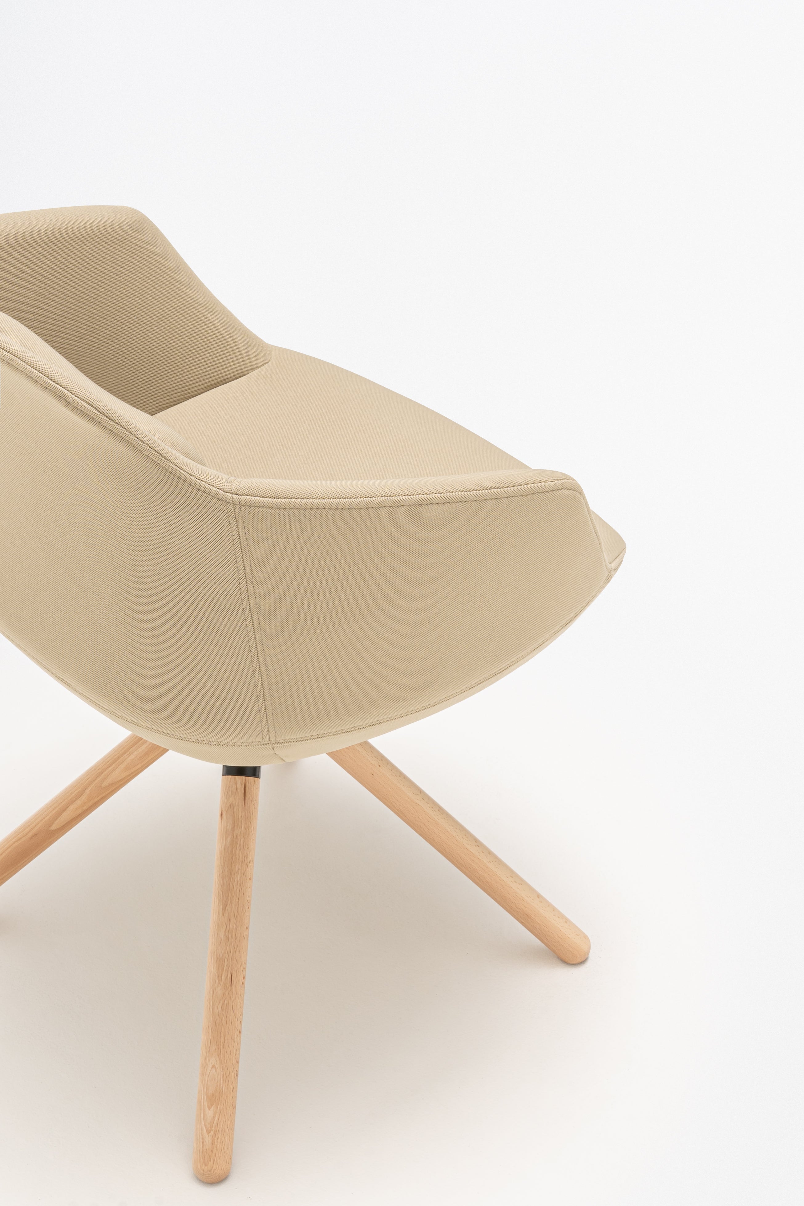 Bürostuhl Ultra -Holzbasis