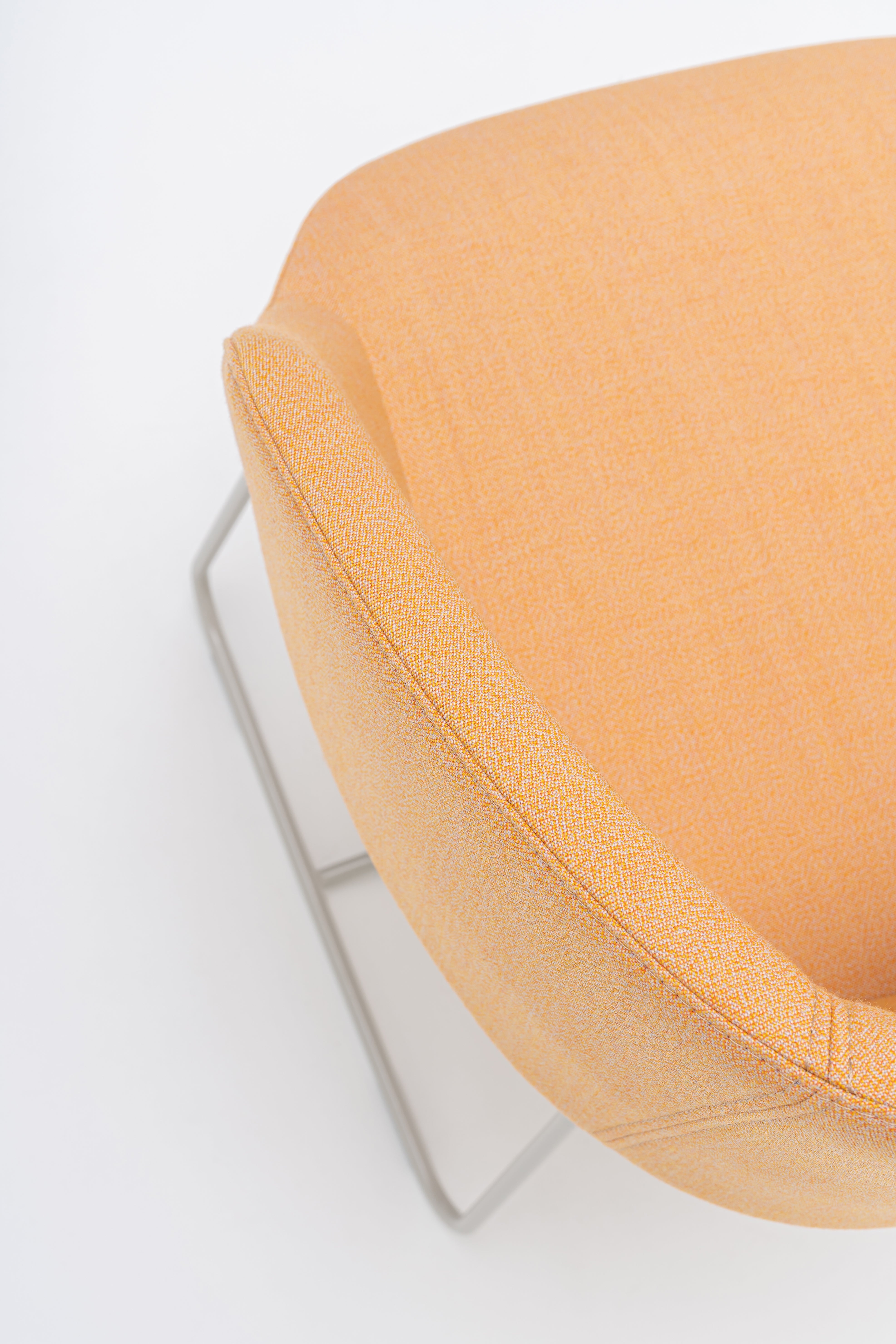 Ultra chair base skid base with footer to the hard surface