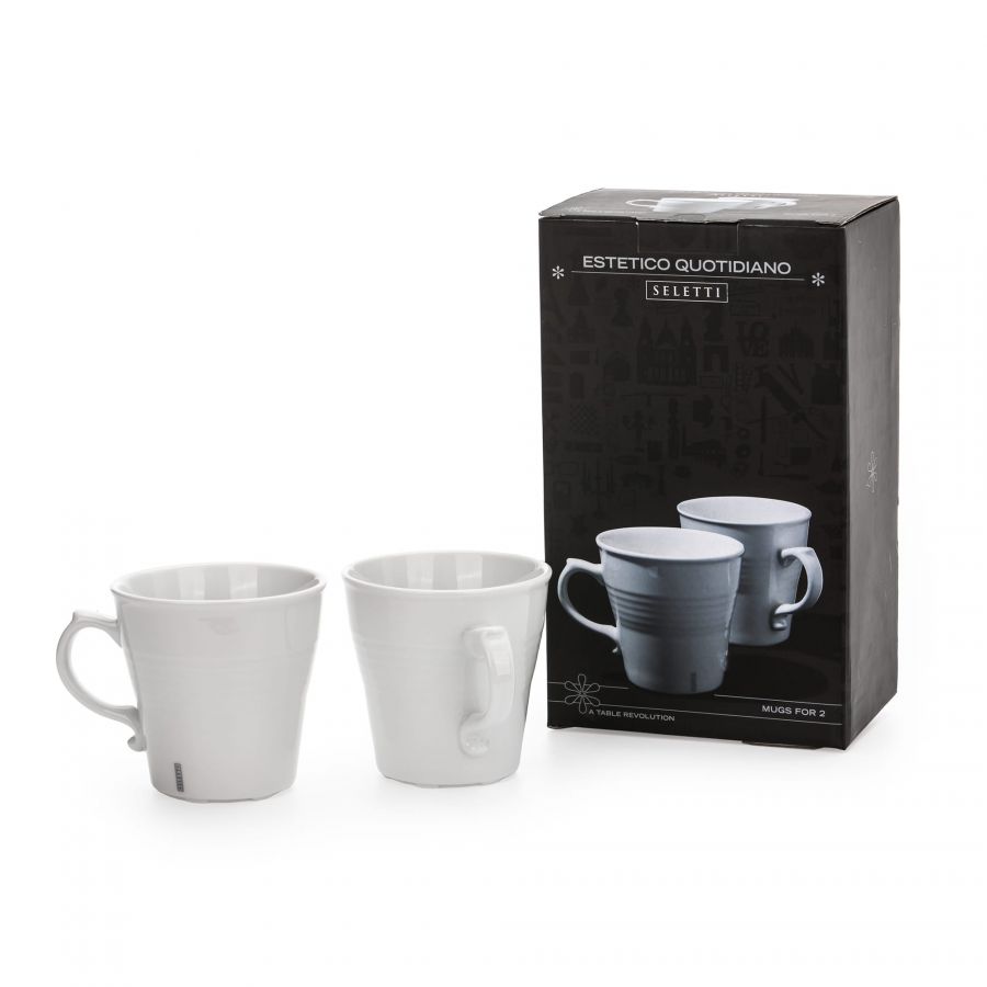Zestaw kubków ESTETICO QUOTIDIANO porcelana – styl minimalistyczny