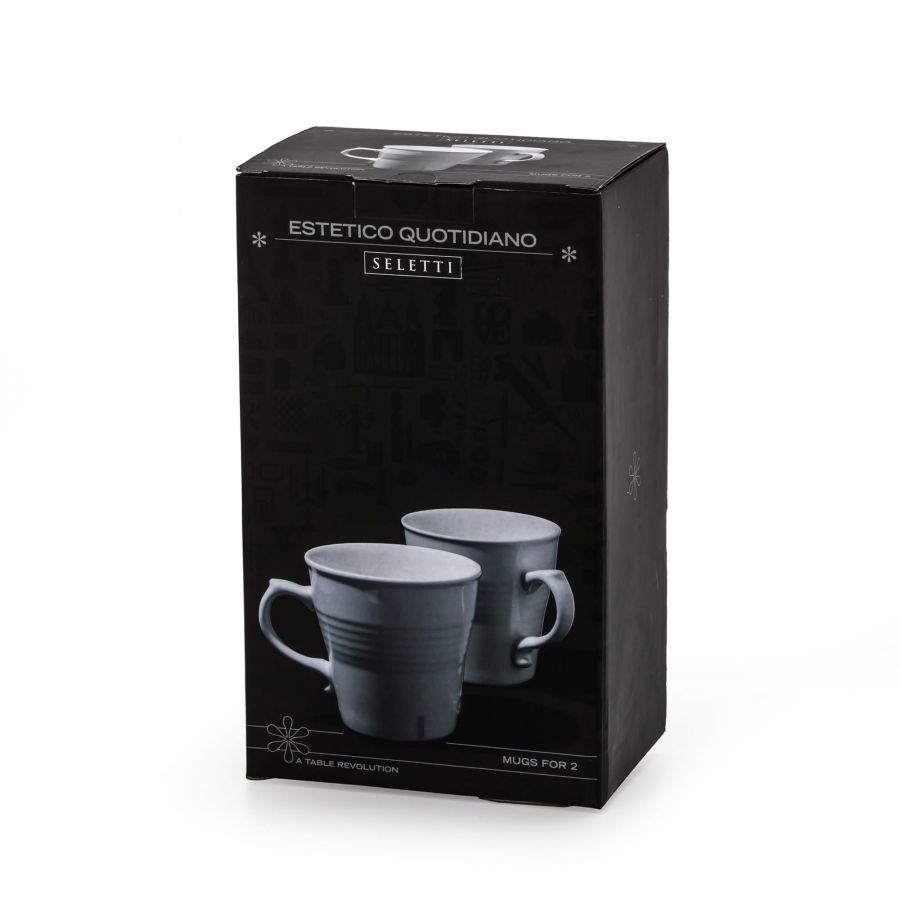 Zestaw kubków ESTETICO QUOTIDIANO porcelana, marka Seletti