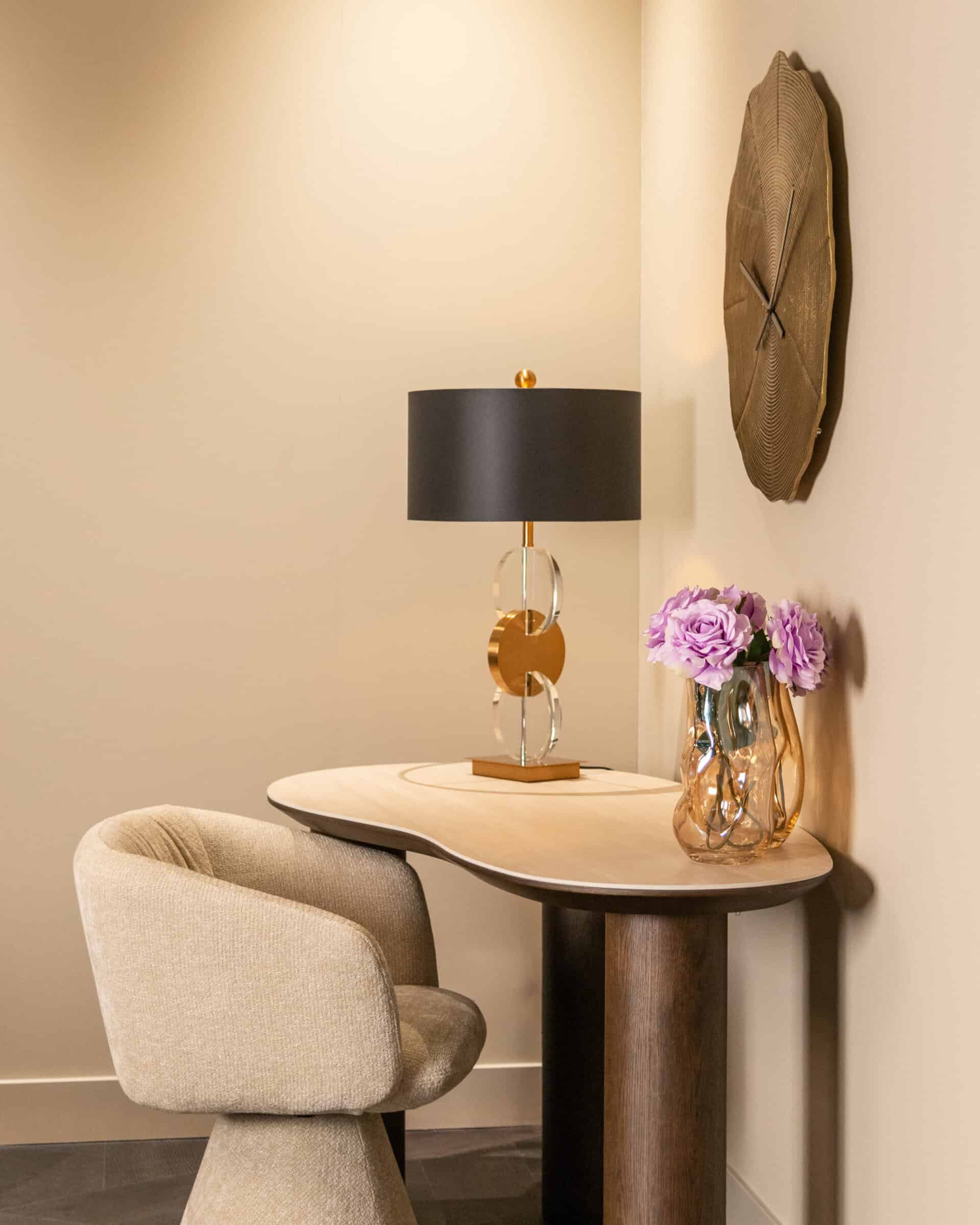 MADELINE swivel chair beige