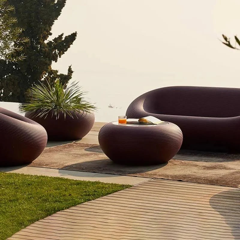 NAMI outdoor sofa warm gray
