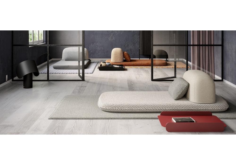 Siedzisko CAILLOU szaro-bordowy Liu Jo Living Eye on Design