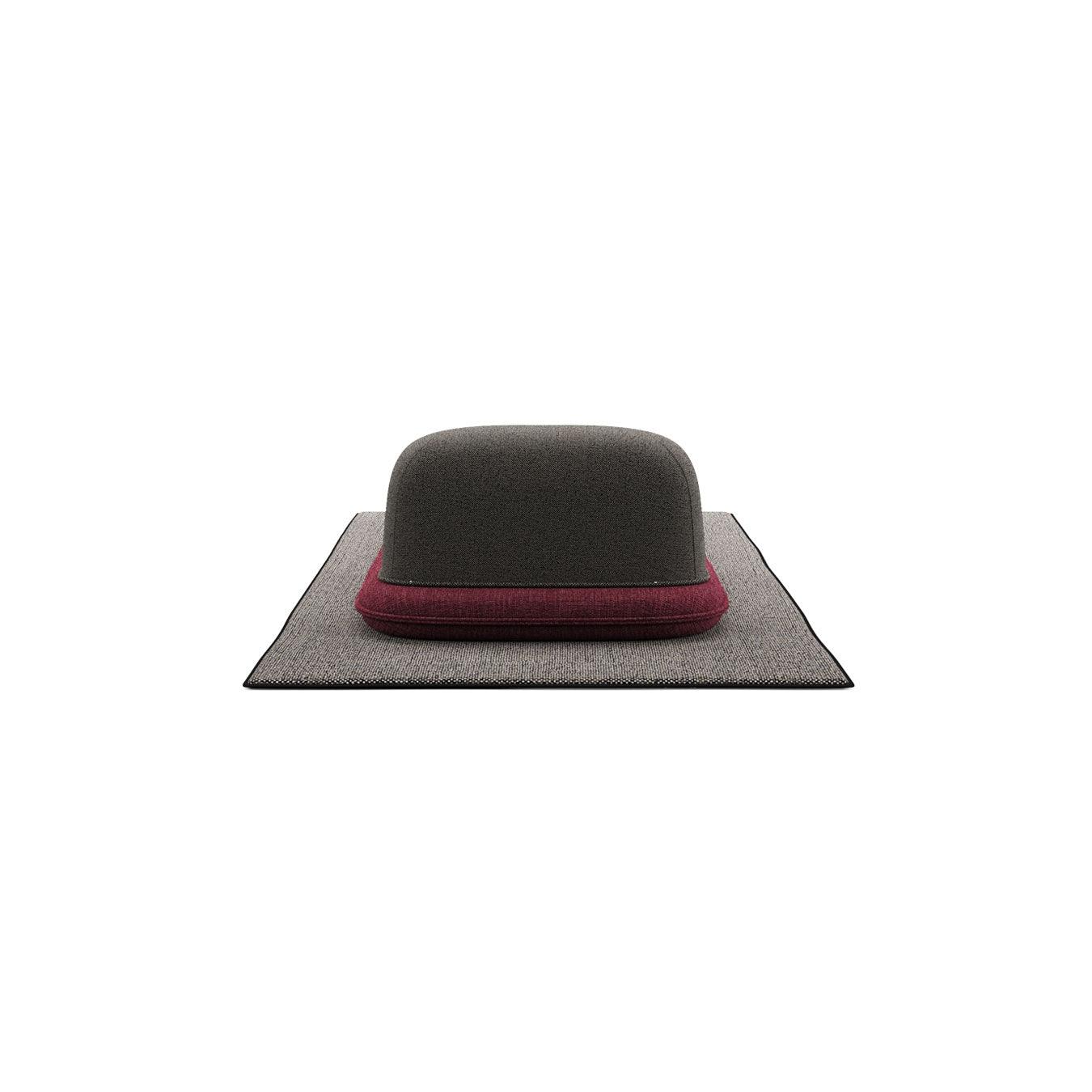 Siedzisko CAILLOU szaro-bordowy Liu Jo Living Eye on Design