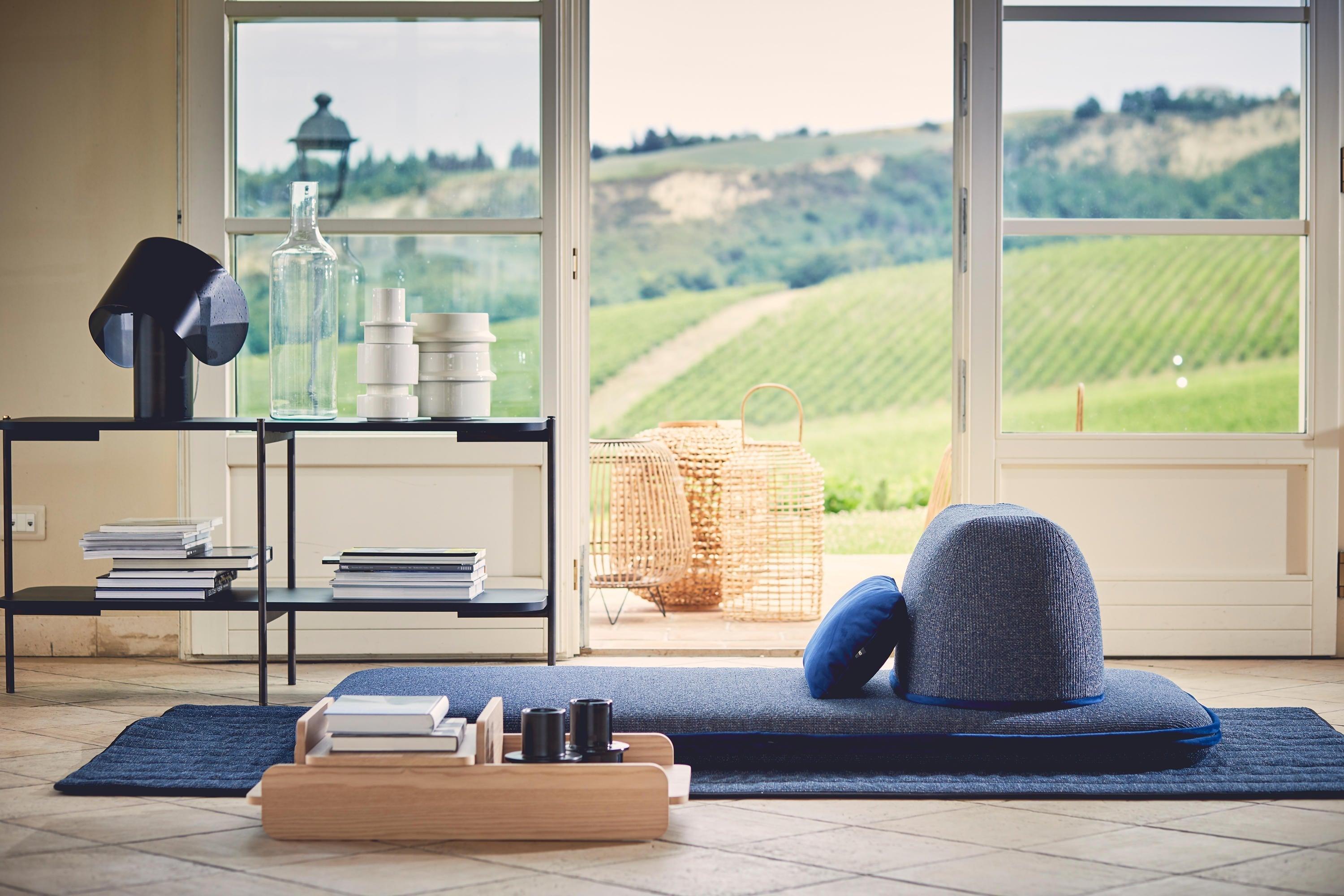 Siedzisko CAILLOU szaro-bordowy Liu Jo Living Eye on Design