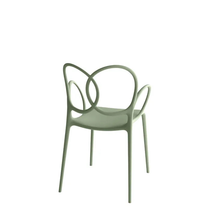 Chair with Sissi Green armrests