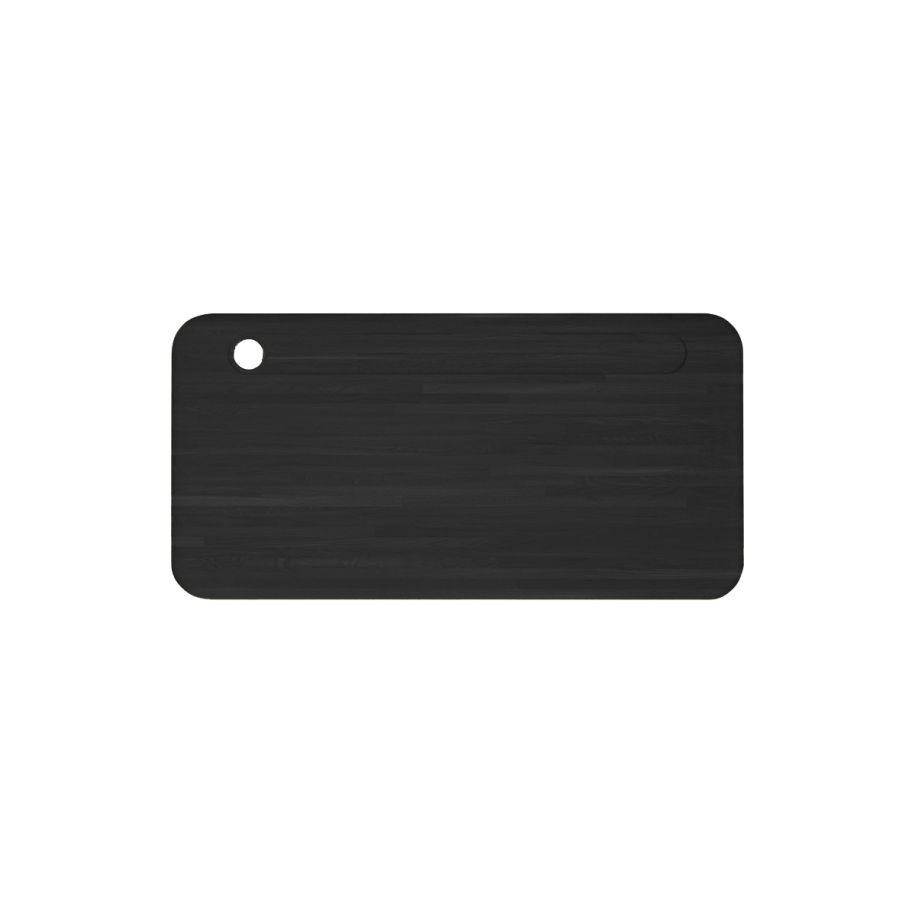 Biurko SLAB aus schwarzem Eichenholz