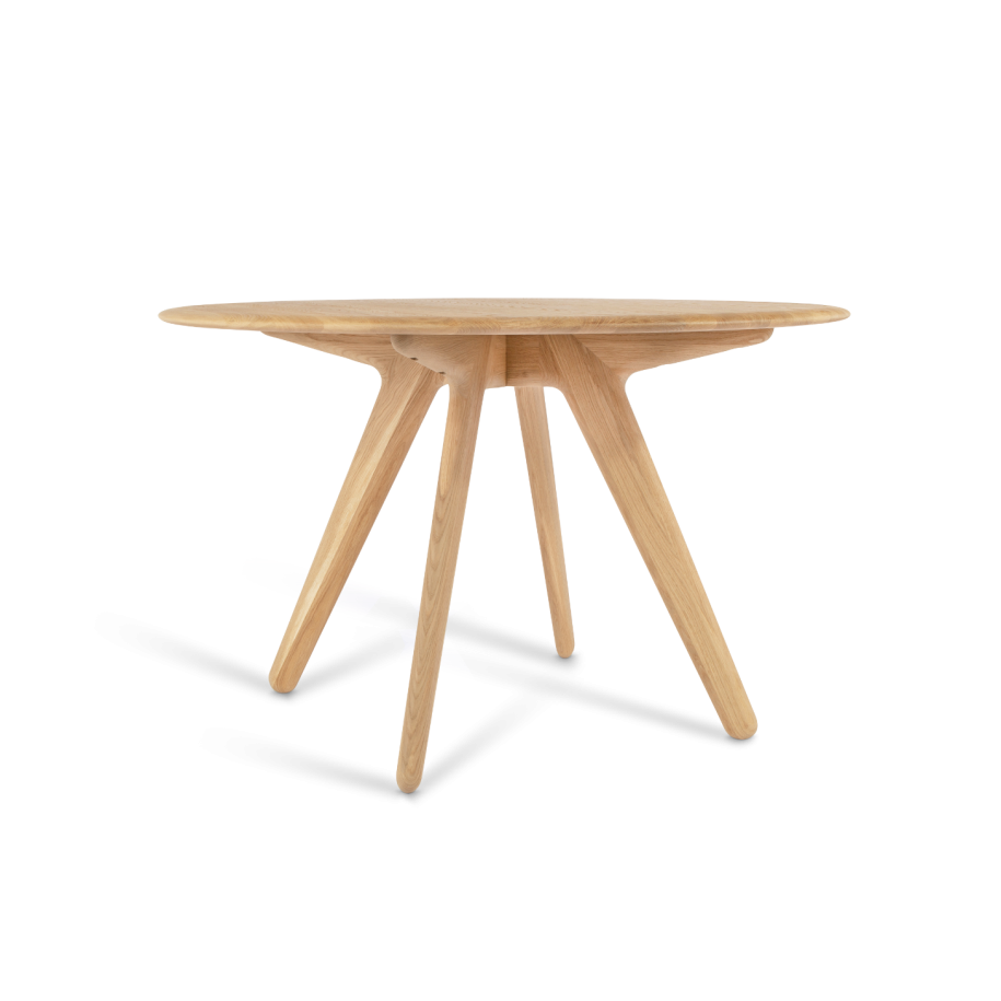 Ronde tafel SLAB eikenhout