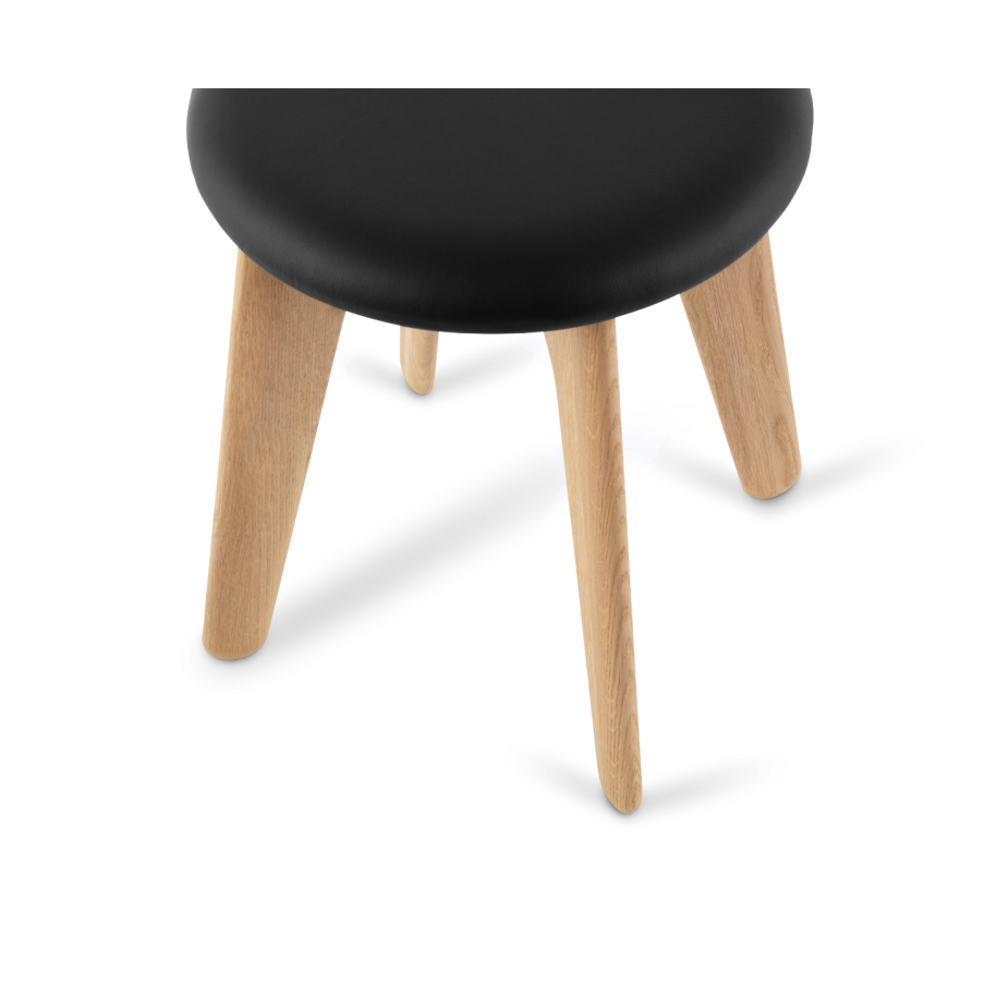 Houten SLAB kruk van eikenhout