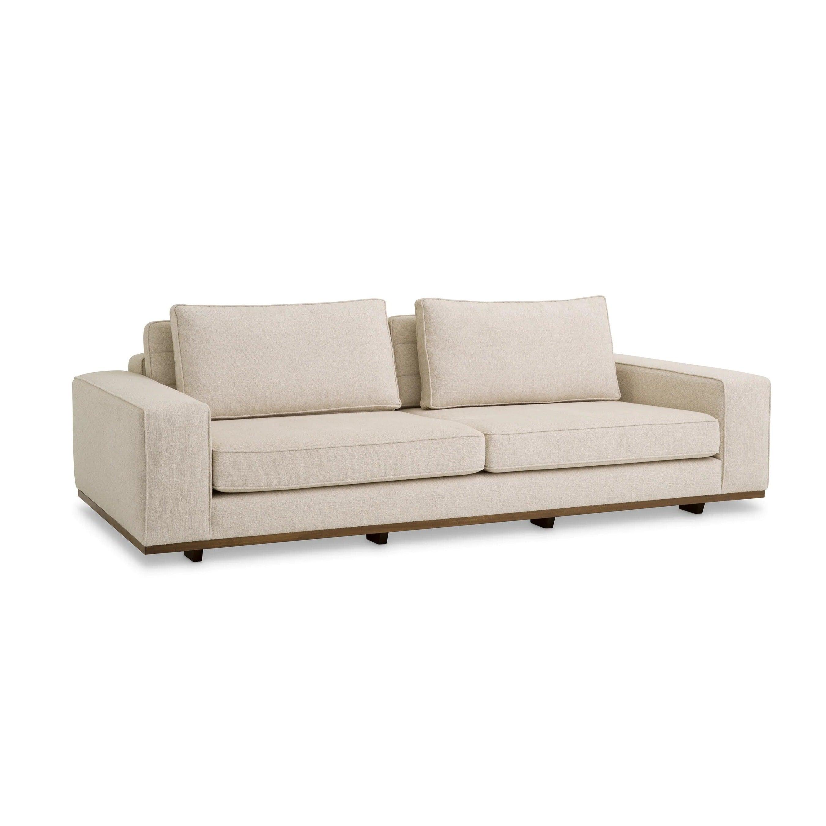 Sofa 2-osobowa AURORA beżowy Eichholtz Eye on Design