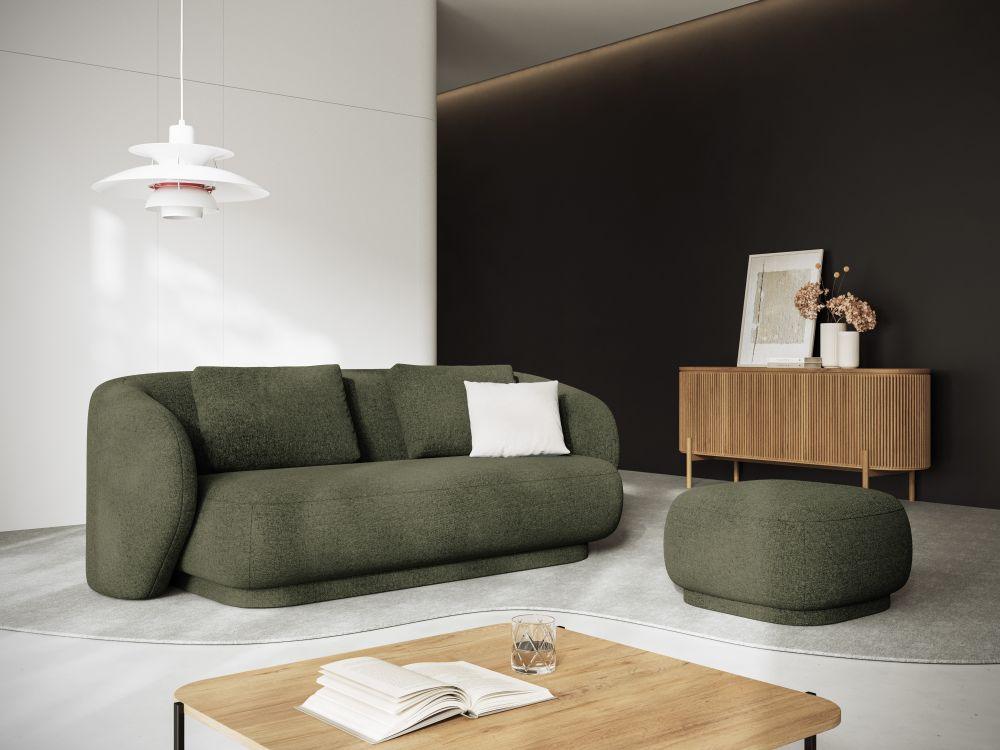 Sofa 2-osobowa CAMDEN zielony szenil Cosmopolitan Design Eye on Design